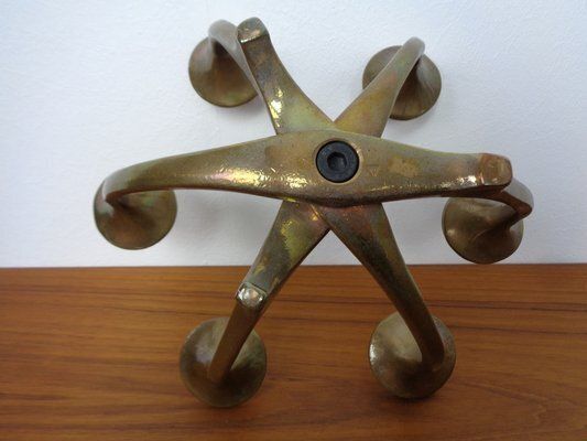 photo vinterior Brutalist Bronze Candleholder By Michael Harjes, 1960s