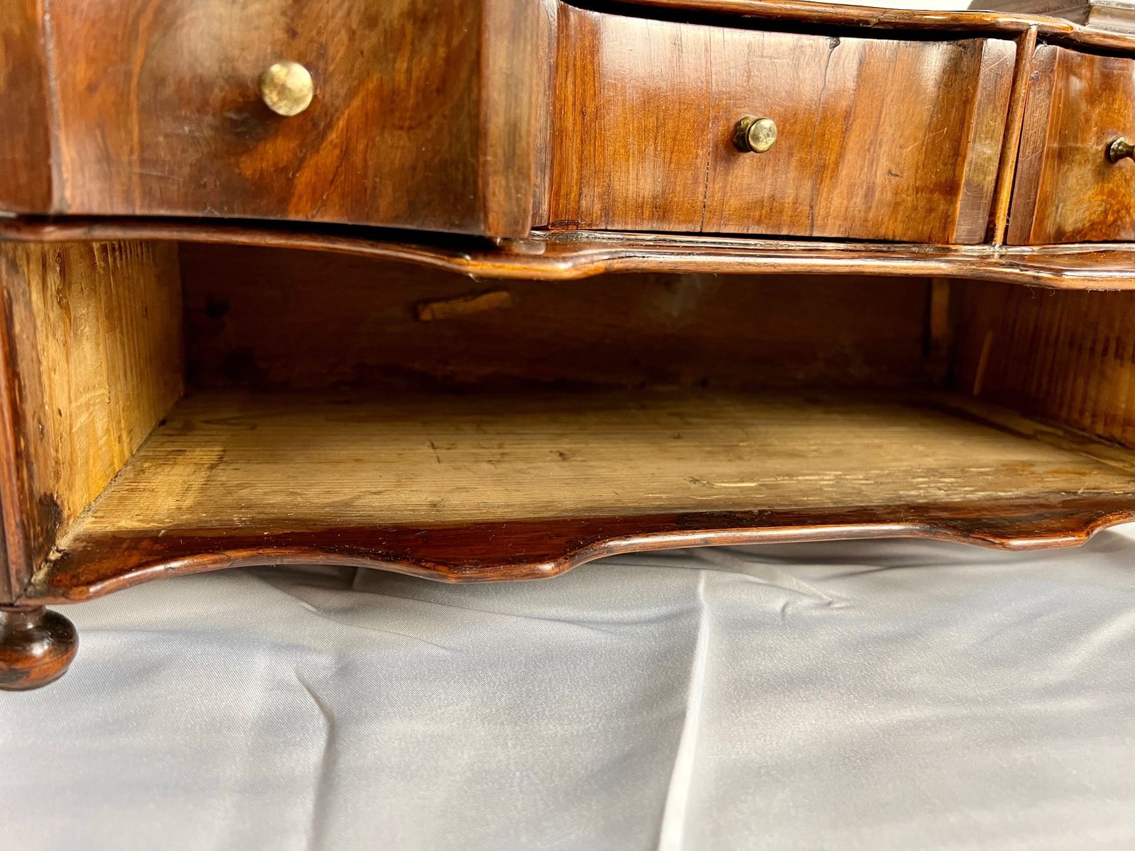 photo buy Queen Anne Walnut And Laburnum Dressing Table/ Toilet Mirror