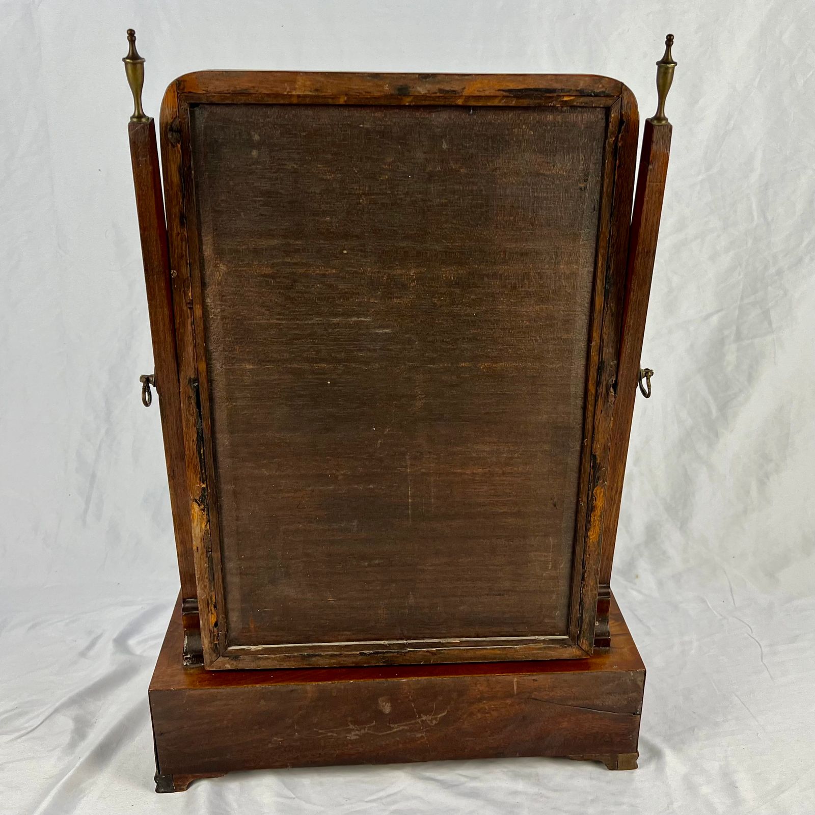photo buy Georgian Mahogany Serpentine Toilet Mirror