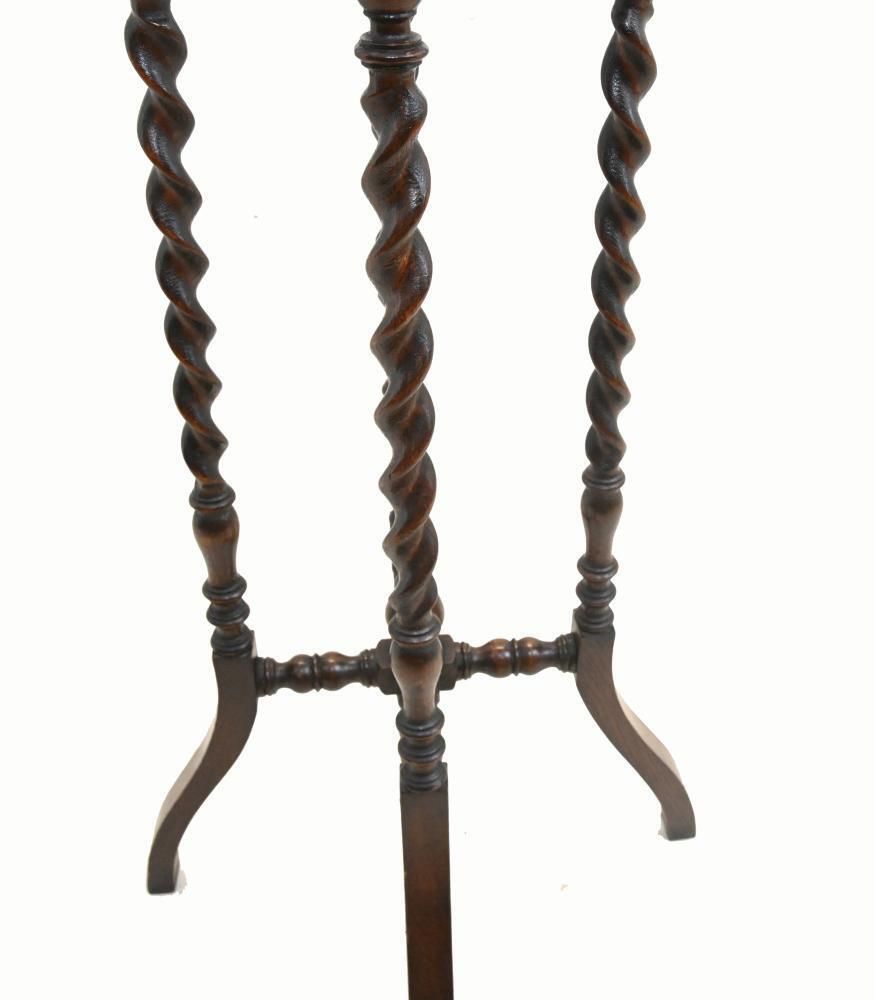 Edwardian Plant Stand Pedestal Table Barley Twist photo 475.0