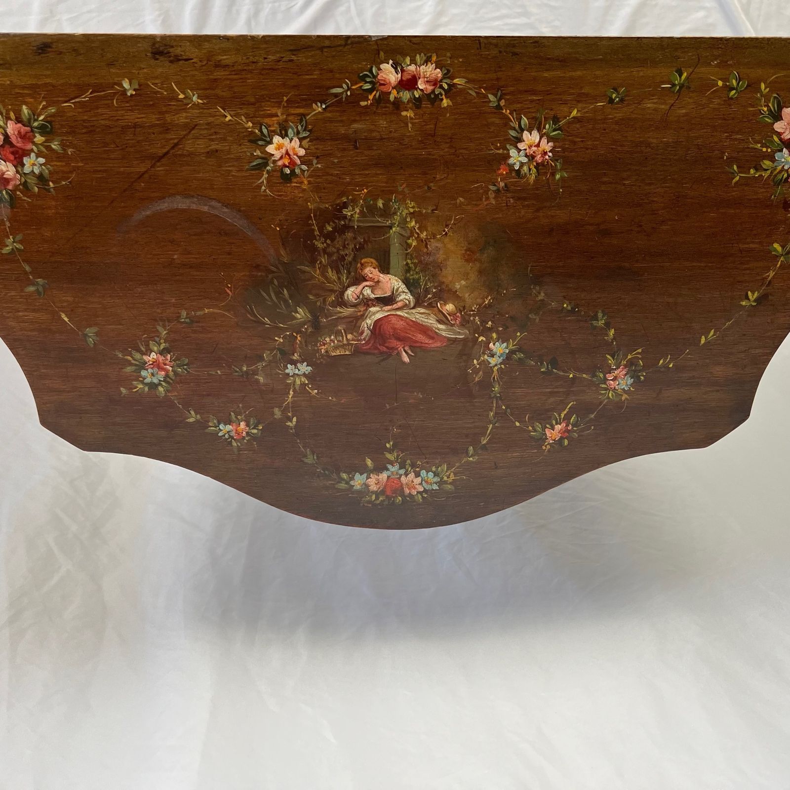 Small 19th Century Sheraton Revival Simulated Rosewood Serpentine Commode photo furniture