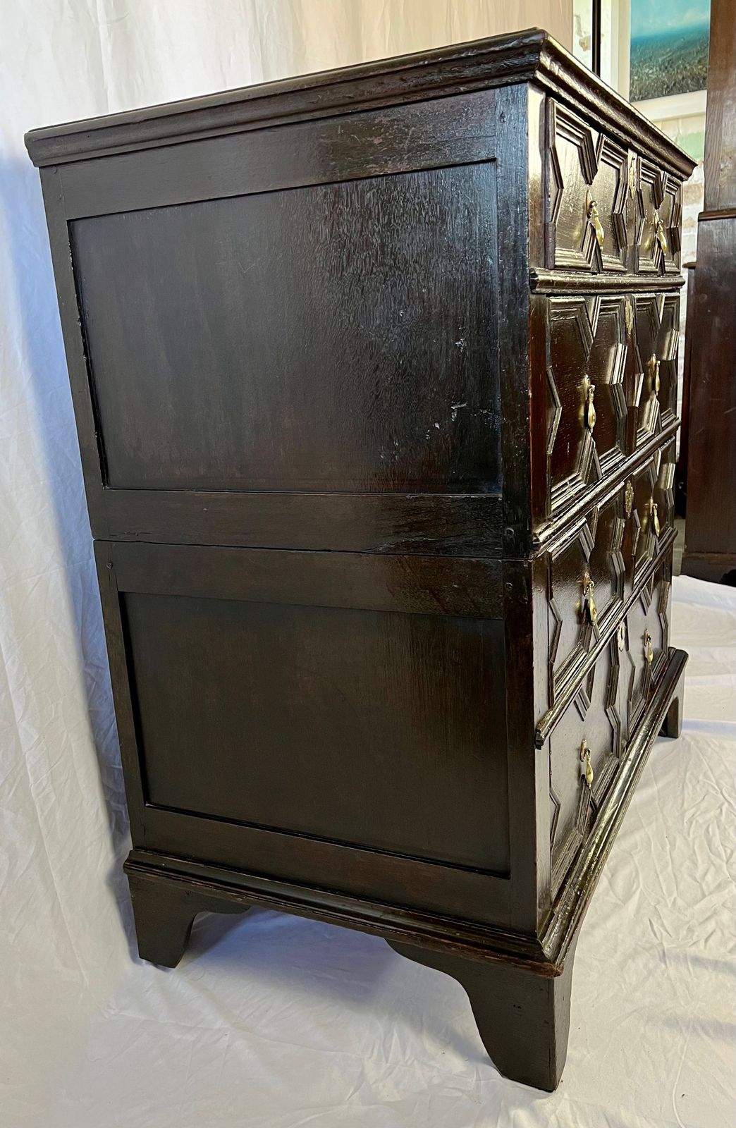 Large 17th Century Oak Chest Of Drawers photo Furniture