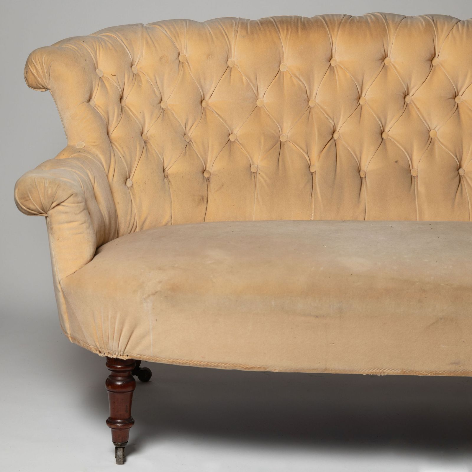 Antique French Sofa, For Upholstery photo furniture