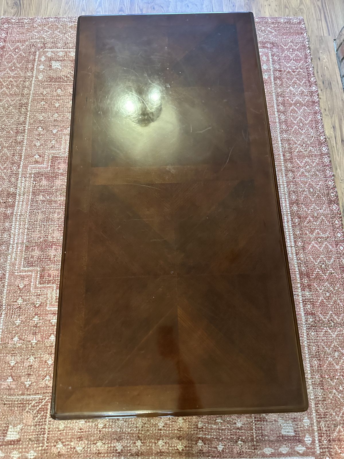 Queen Anne Mahogany Coffee Table photo 100.0