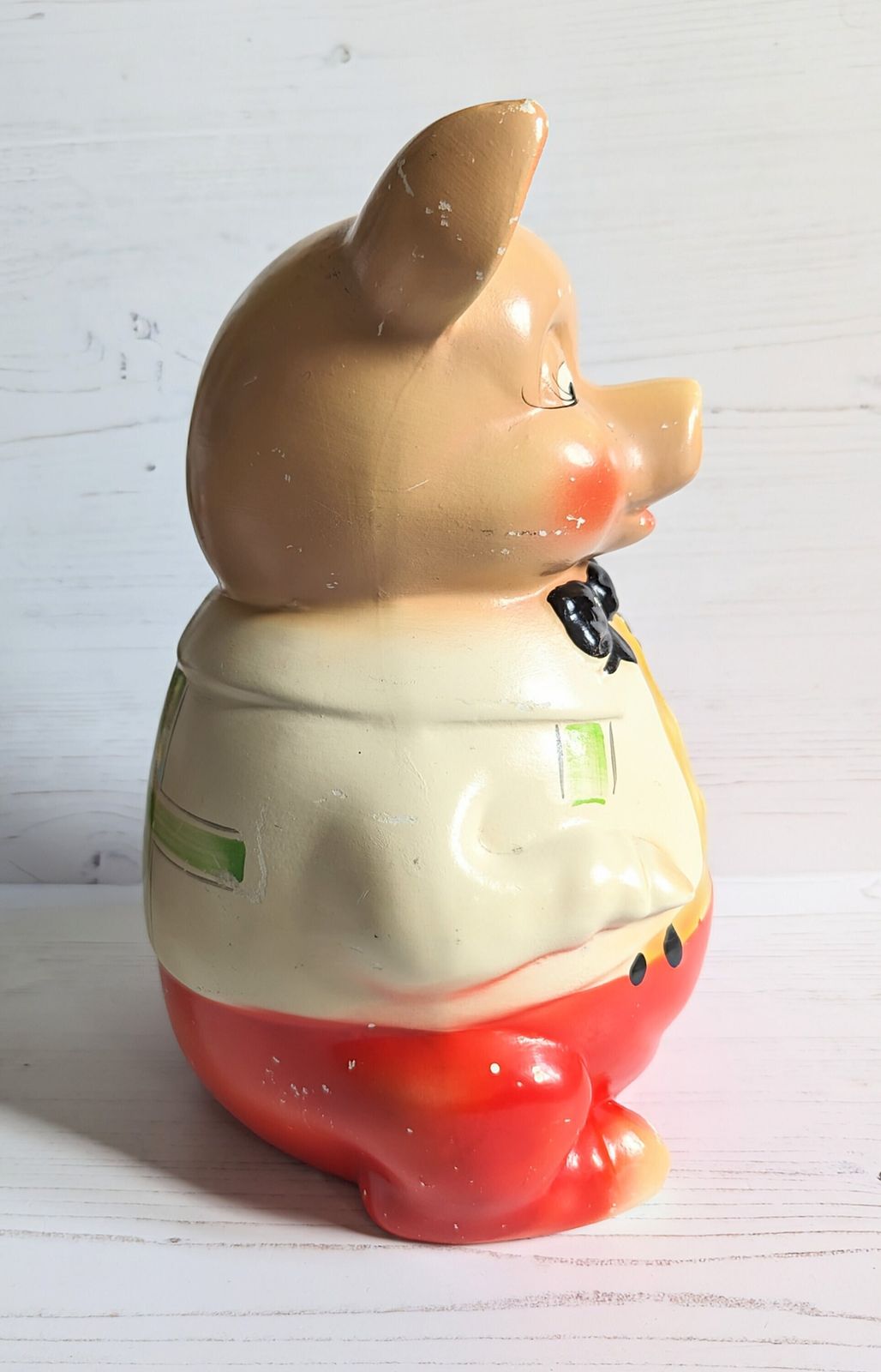 Vintage Ellegreave Mr Pig Moneybox Piggy Bank Vintage Money Saving 1920s photo for sale