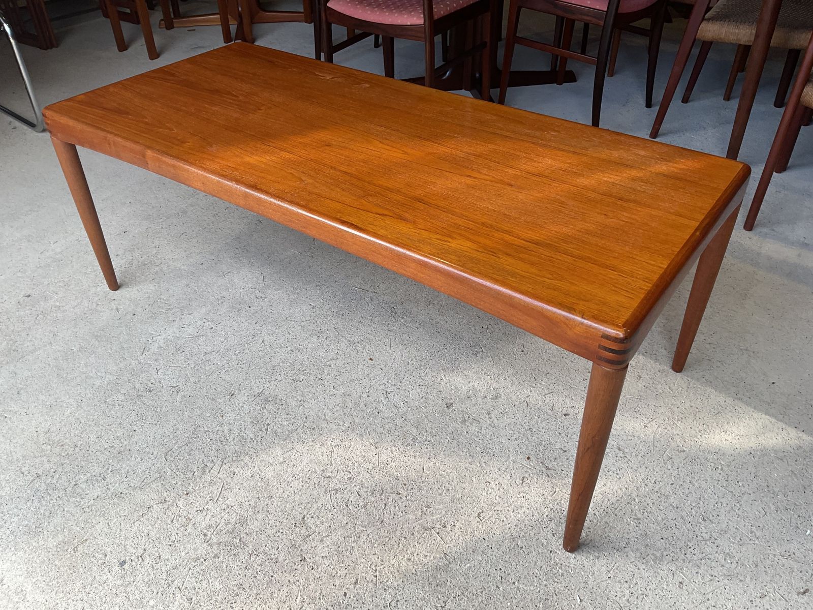 Henry Klein Danish Teak Coffee Table By Bramin In Mid Century Danish photo vintage