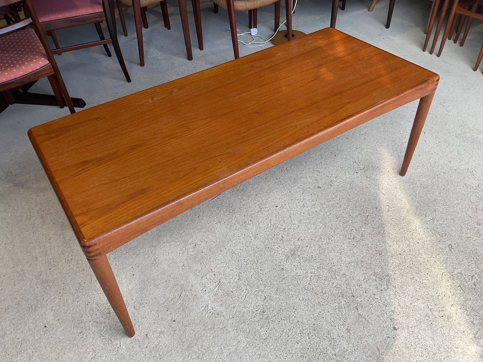 Furniture Henry Klein Danish Teak Coffee Table By Bramin In Mid Century Danish photo