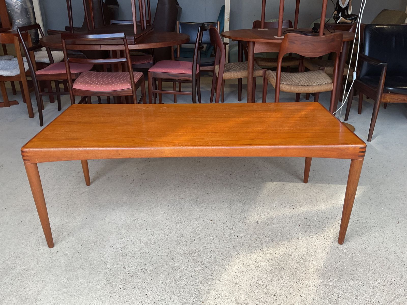 885.0 Henry Klein Danish Teak Coffee Table By Bramin In Mid Century Danish photo