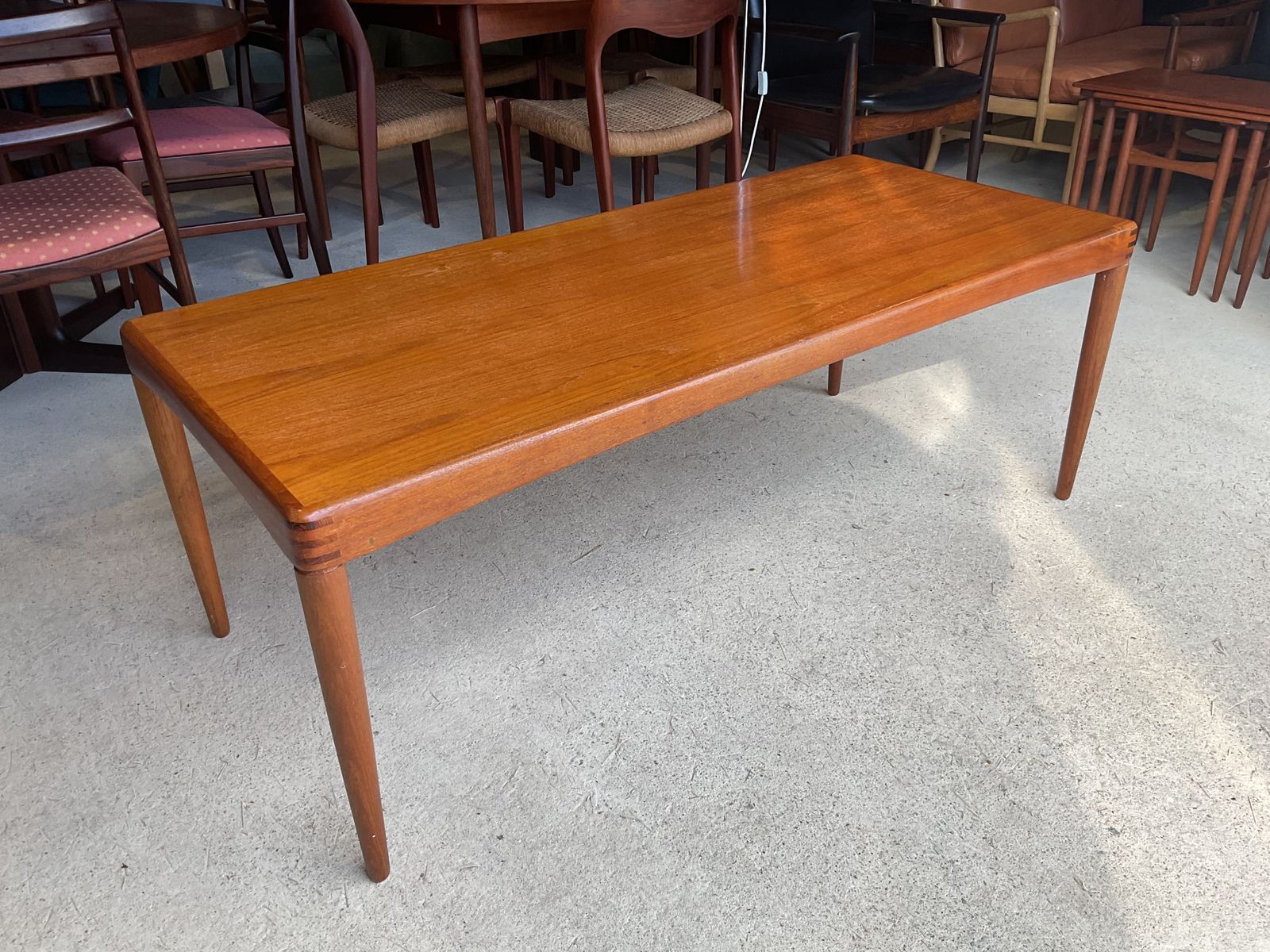 photo buy Henry Klein Danish Teak Coffee Table By Bramin In Mid Century Danish