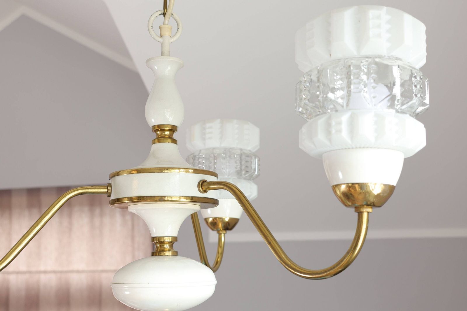 Vintage Mid Century Chandelier By Drukov   Home Accessories   Antique Lighting   Chandelier Lighting, Art Deco, Ceiling Light, Hanging Lamp photo Lighting