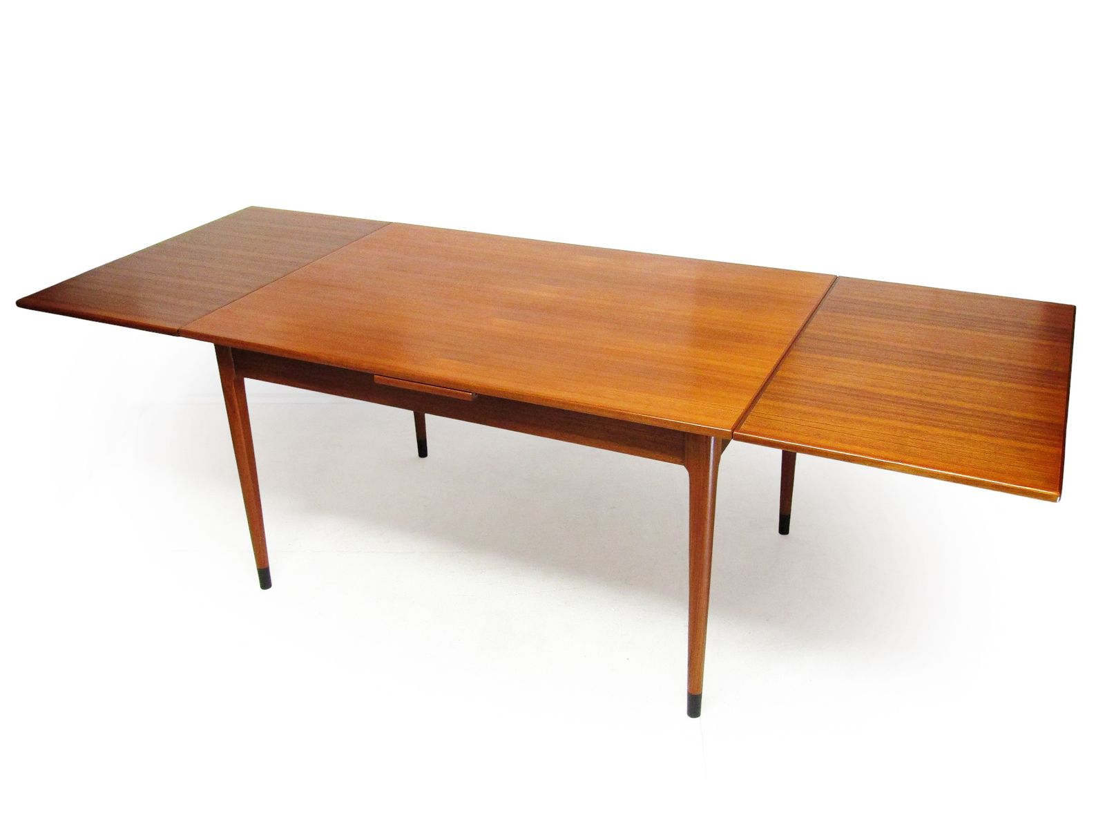 1950s Danish Extending Model 9 Banqueting Dining Table In Teak By Niels Moller photo furniture