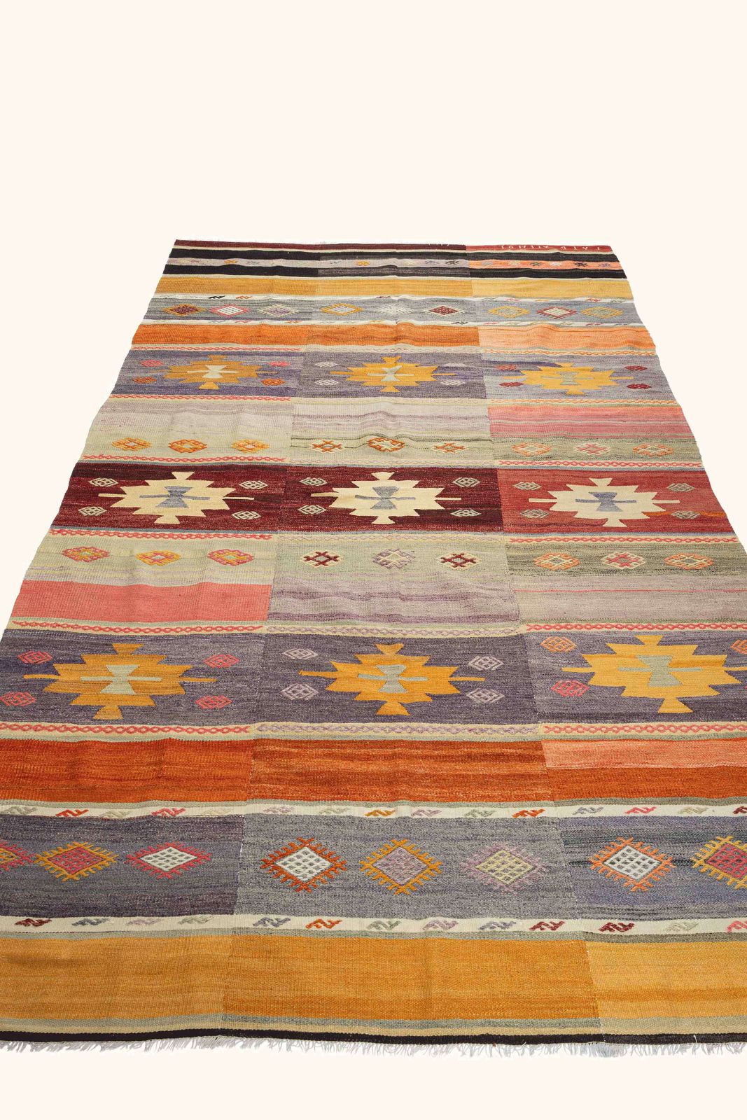 Denizli Vintage Kilim 265x163cm photo for sale