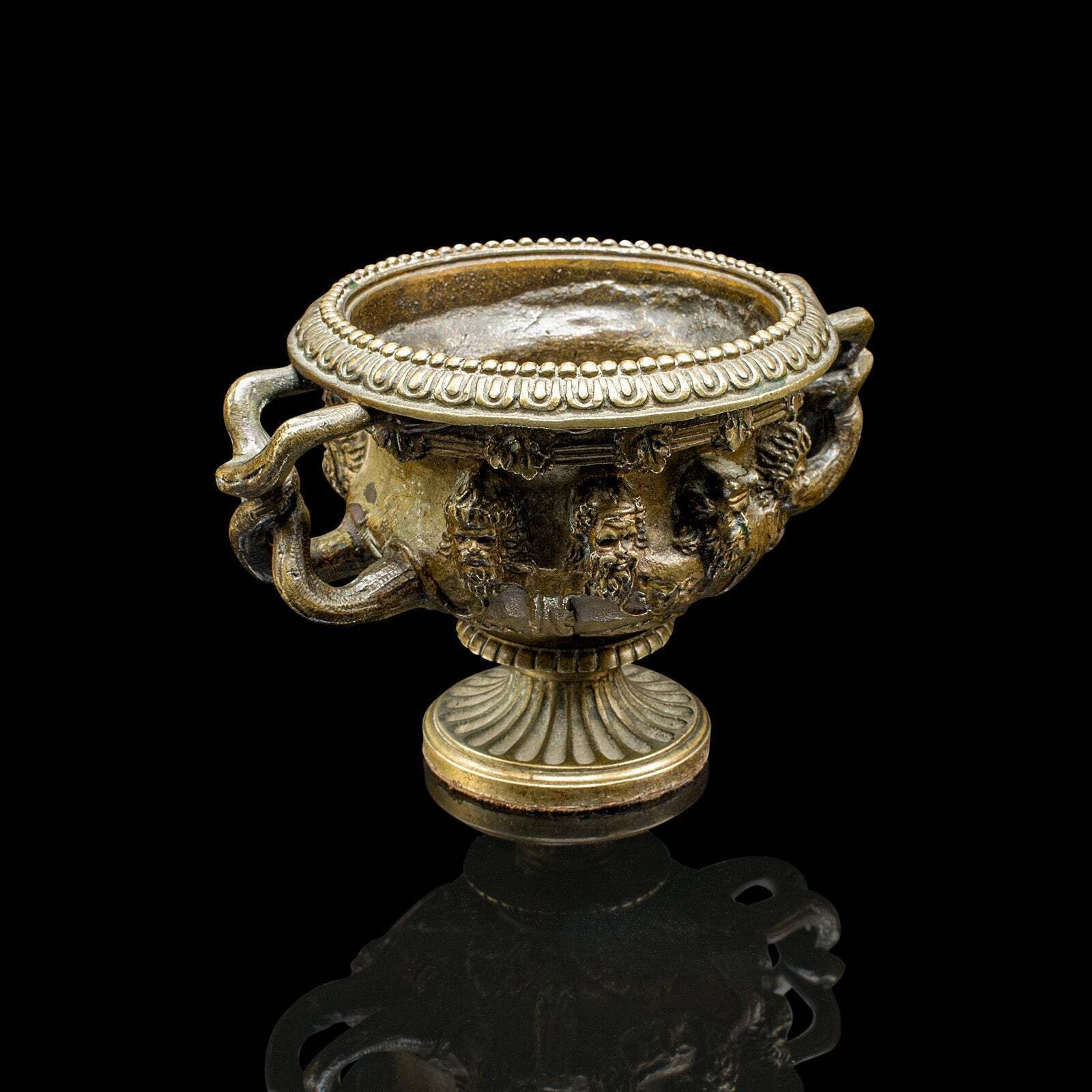 Small Antique Grand Tour Warwick Vase, Victorian, Italian Decor, Planter, C.1850