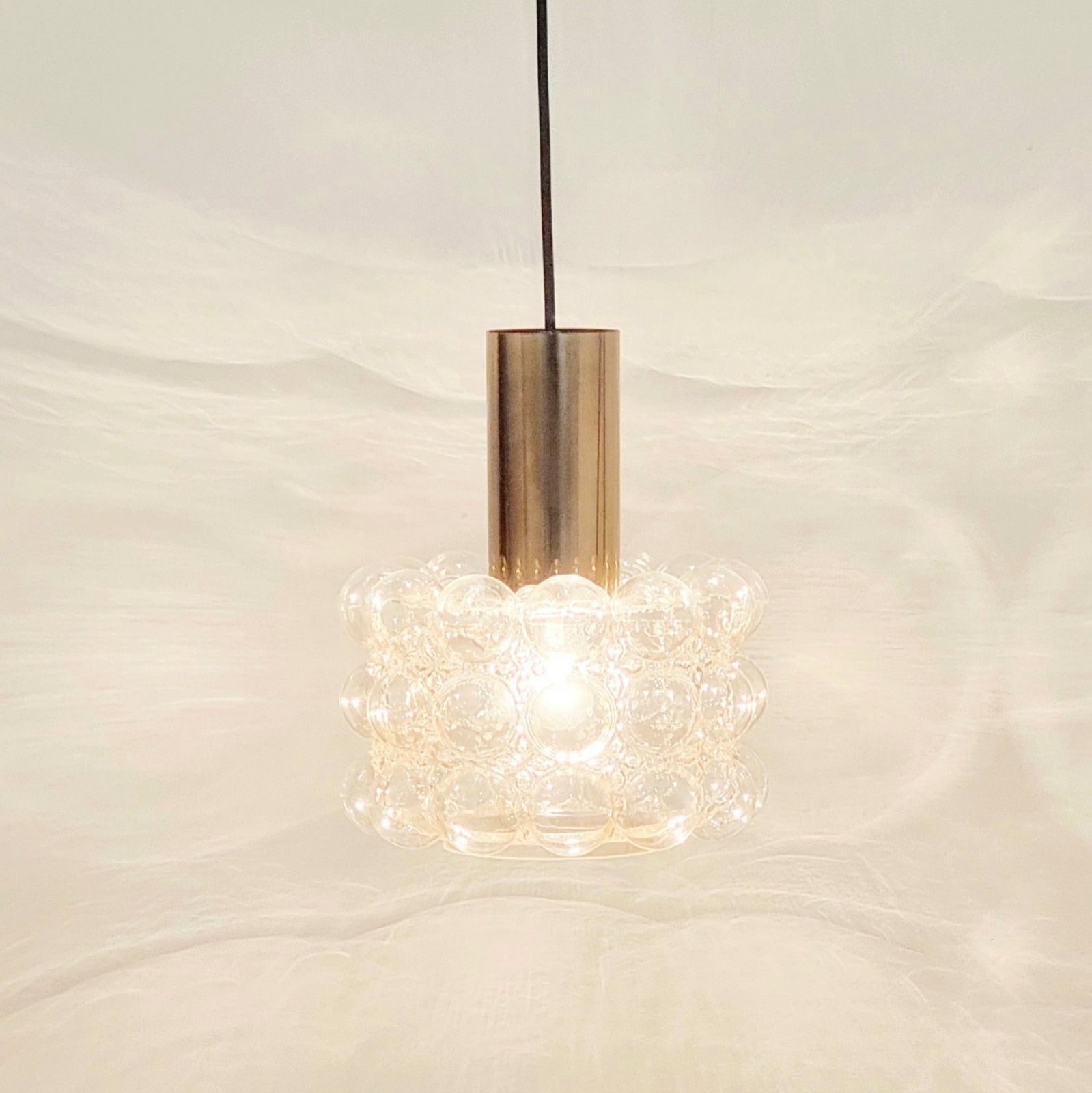 Mid Century Bubble Glass Ceiling Light By Helena Tynell For Limburg, Germany, 1960s photo Lighting