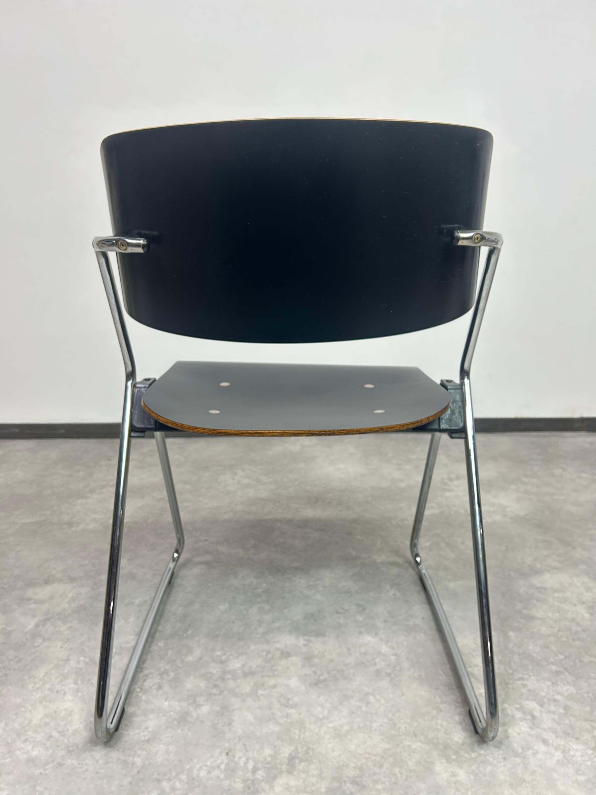 1566.0 Mid Century Modern Dining Chairs No.614/3 By Klaus Franck For Wilkhahn photo