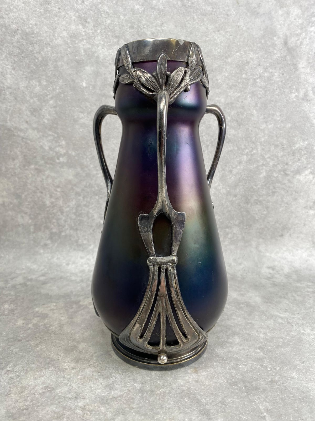 Jugendstil Art Glass Vase By Wilhelm Kralik Sohne photo furniture