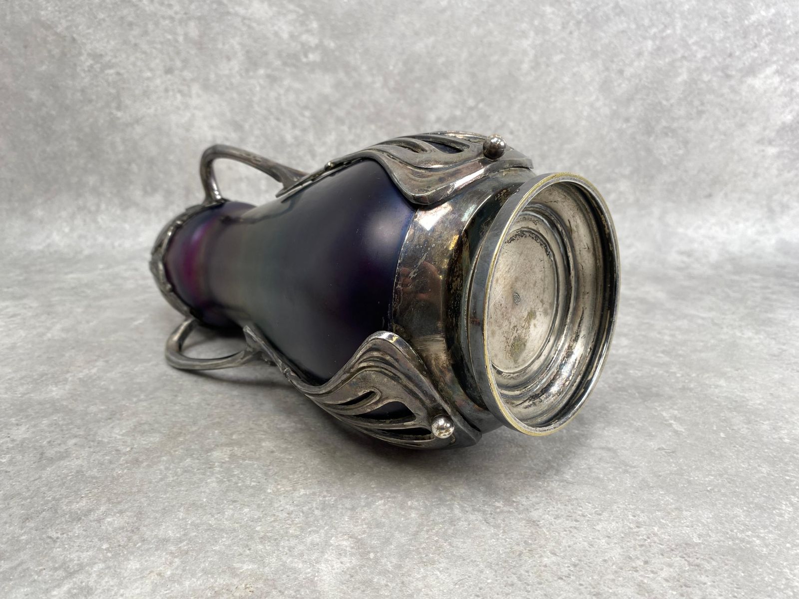 Jugendstil Art Glass Vase By Wilhelm Kralik Sohne photo buy
