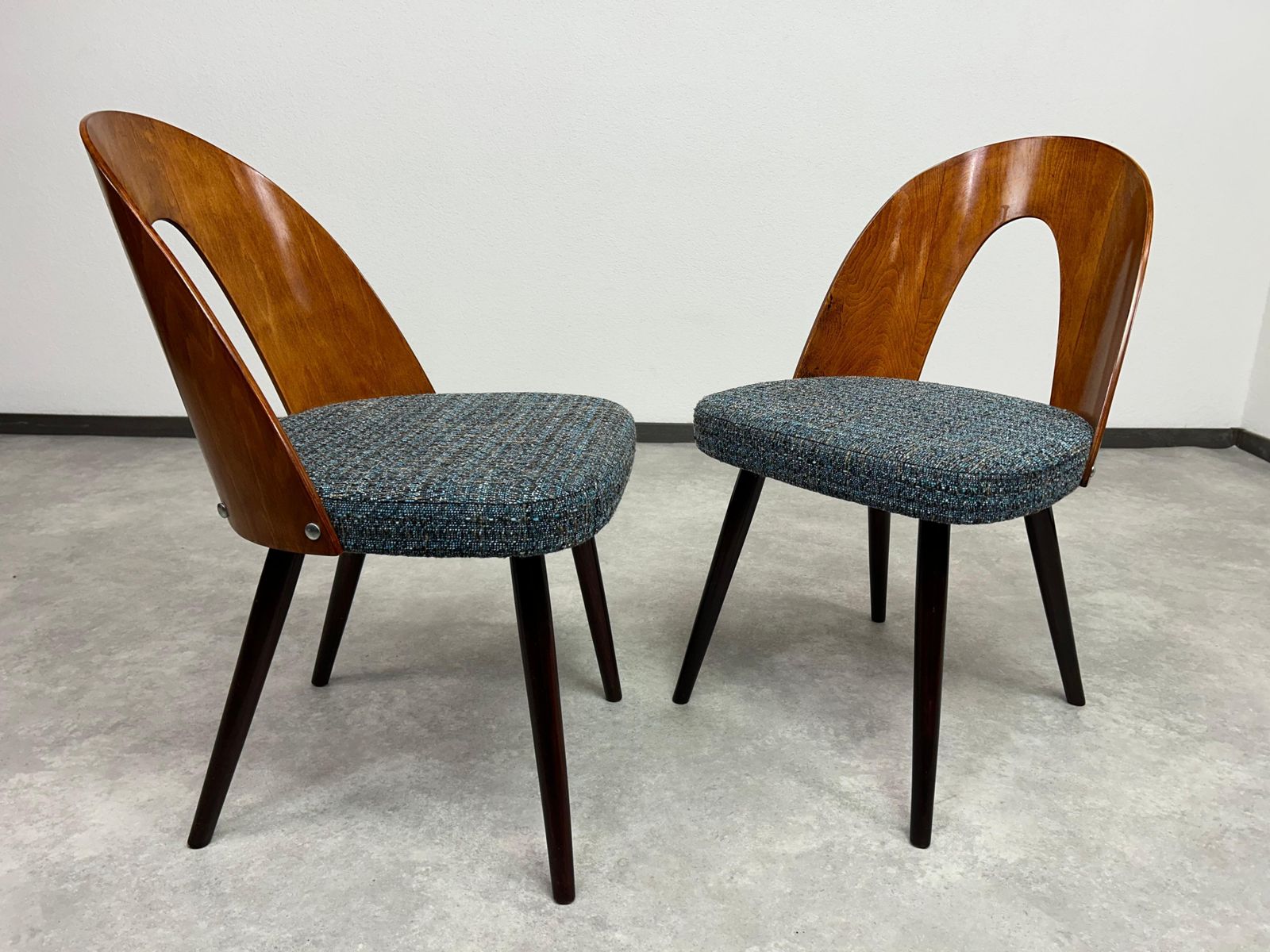 Mid Century Modern Dining Chairs By Antonín šuman For Tatra Nábytok Pravenec photo for sale