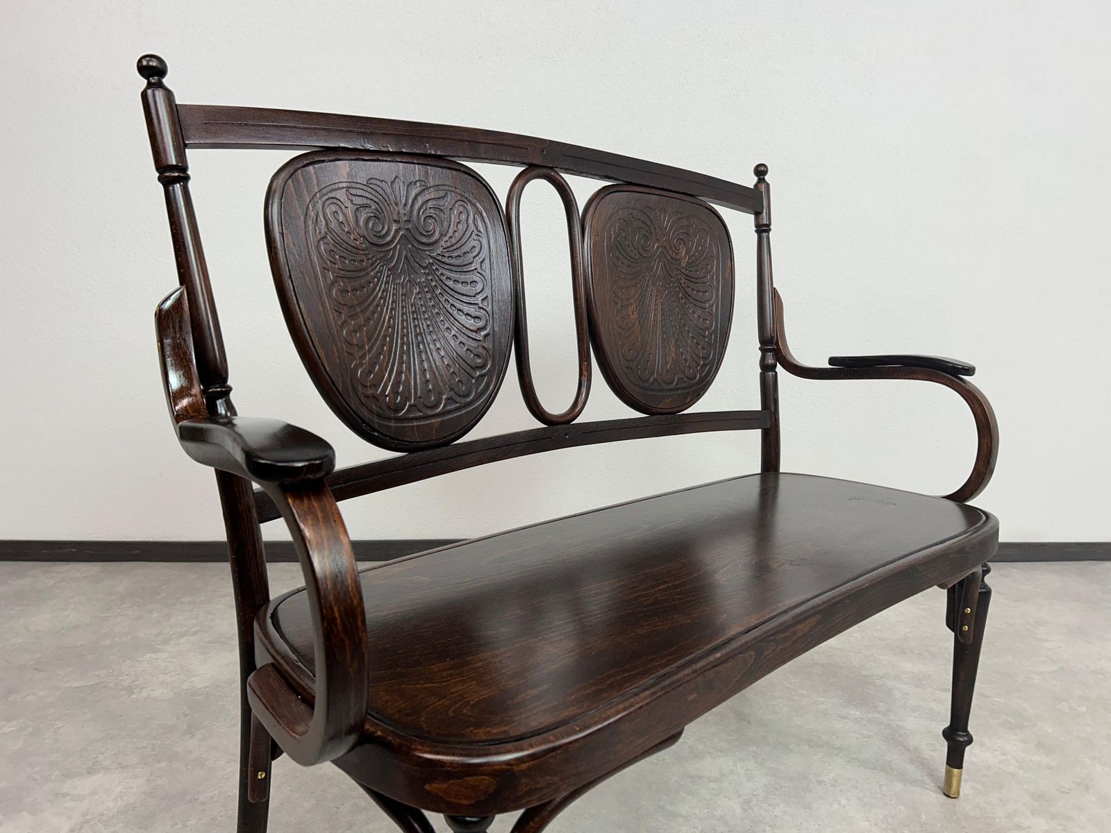 Secession Bentwood Bench By Thonet Mundus photo buy