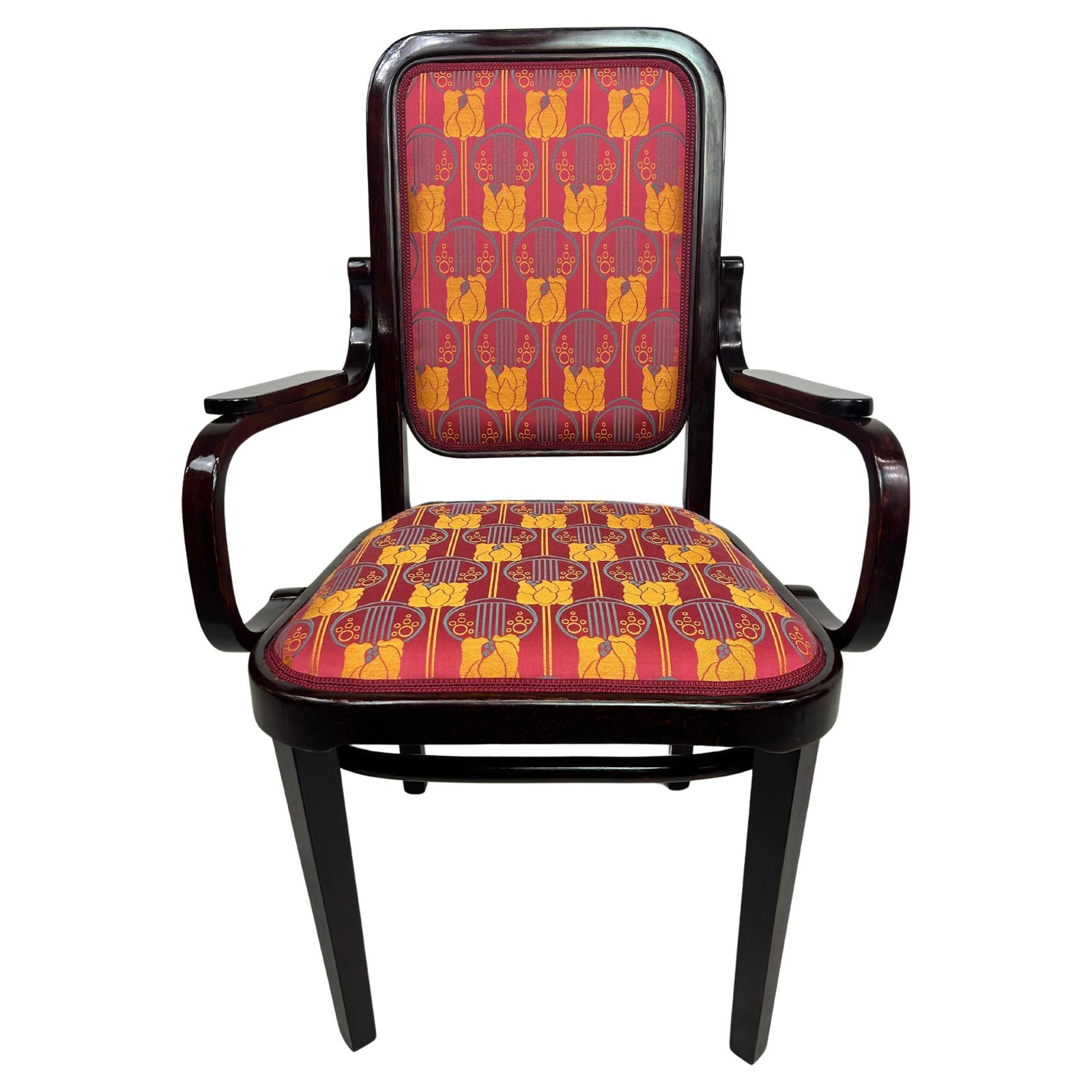 Art Nouveau Desk Chair By Gustav Siegel For Thonet