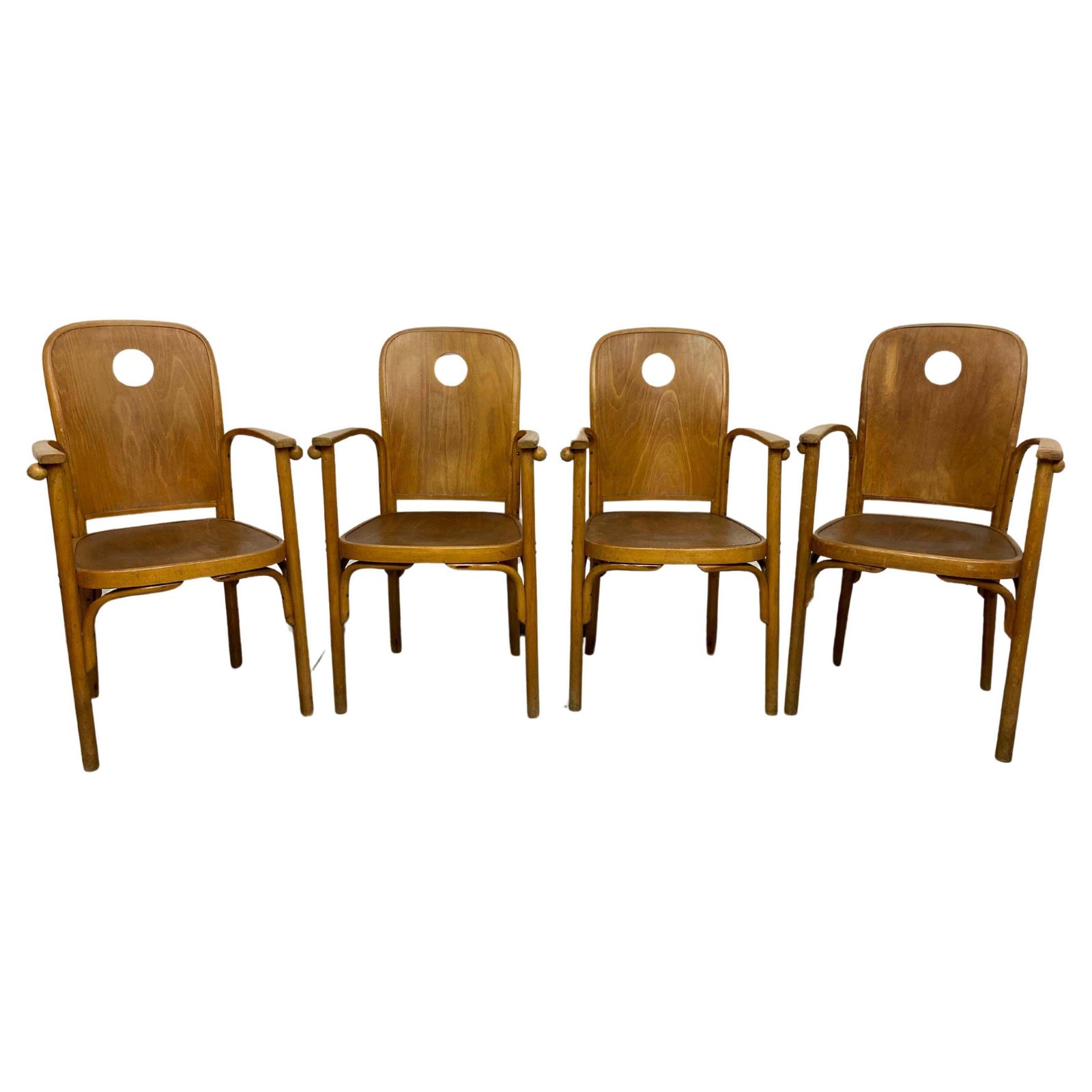 Very Rare Armchairs Nr.813 /1f By Josef Hoffmann For Jacob Josef Kohn