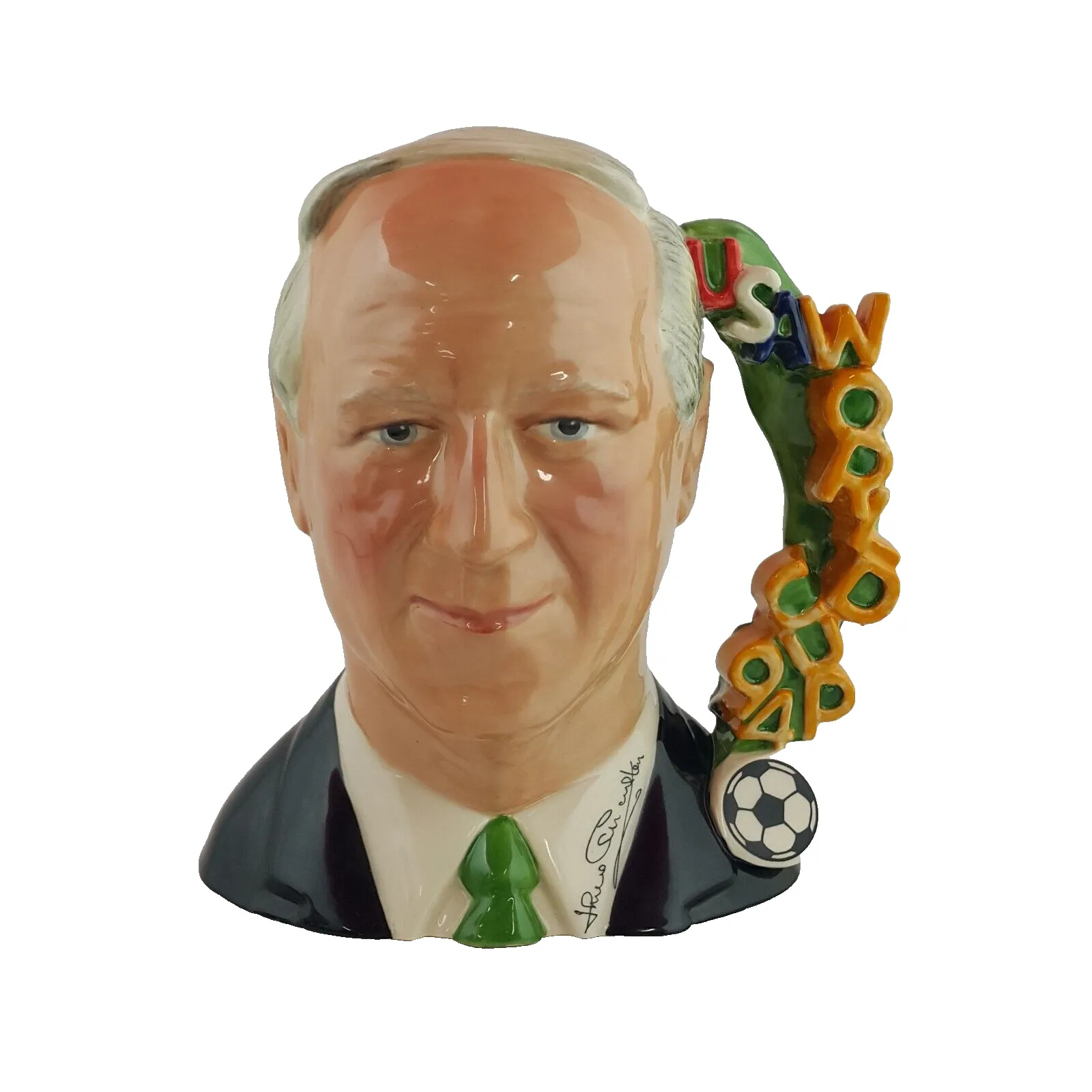 Noble Ceramics Character Jug Jack Charlton Limited Edition 6640 Oa