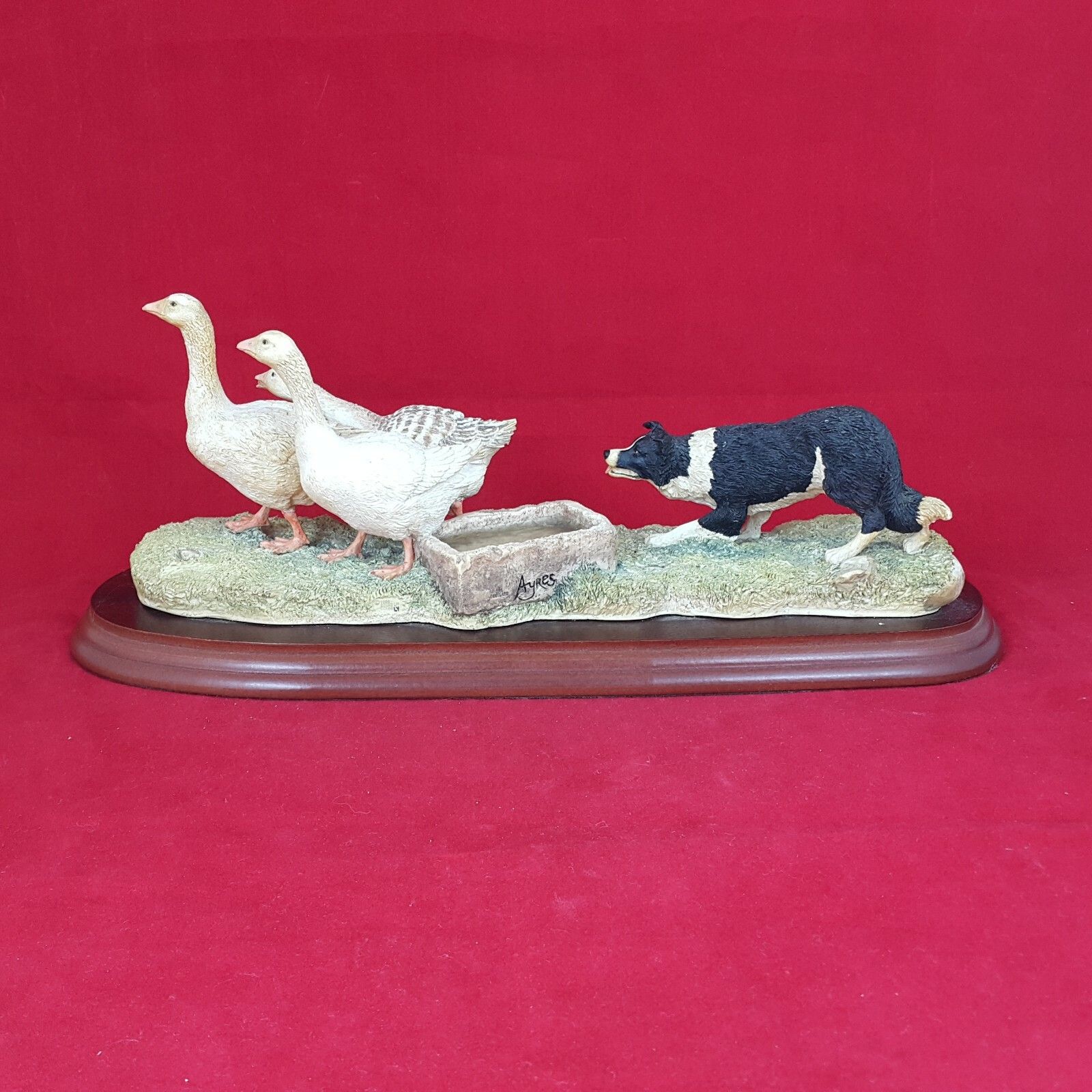 photo for sale Border Fine Arts A Wild Goose Chase B0088 With Cao Boxed  Bfa 5466