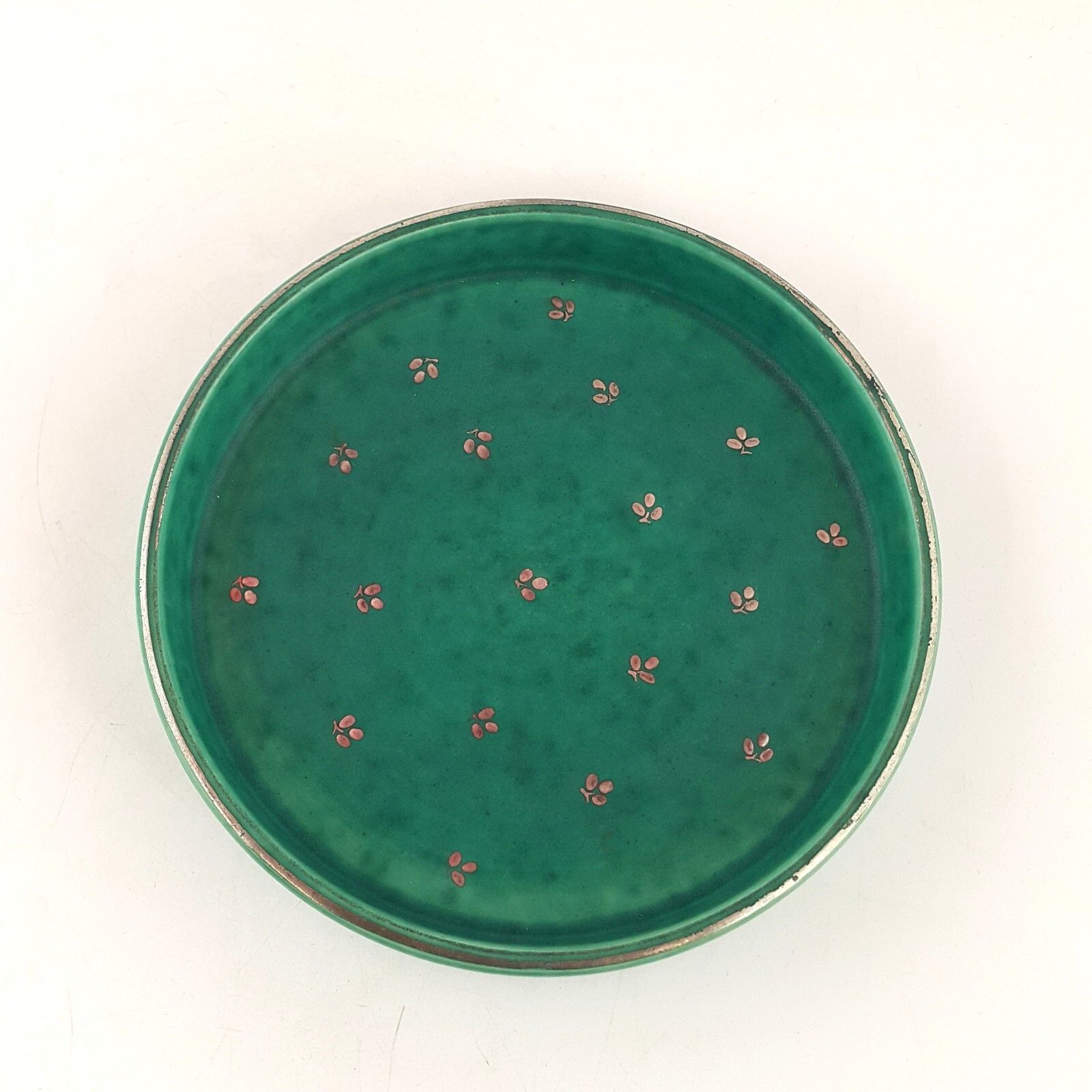 Gustavsberg Argenta Foot Print Bowl Silver Dish By Wilhem Kage 7031 Oa photo Home Decor
