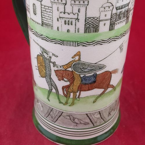 photo furniture Royal Doulton Seriesware Antique Jug Bayeux Tapestry D2873 Rd 7010
