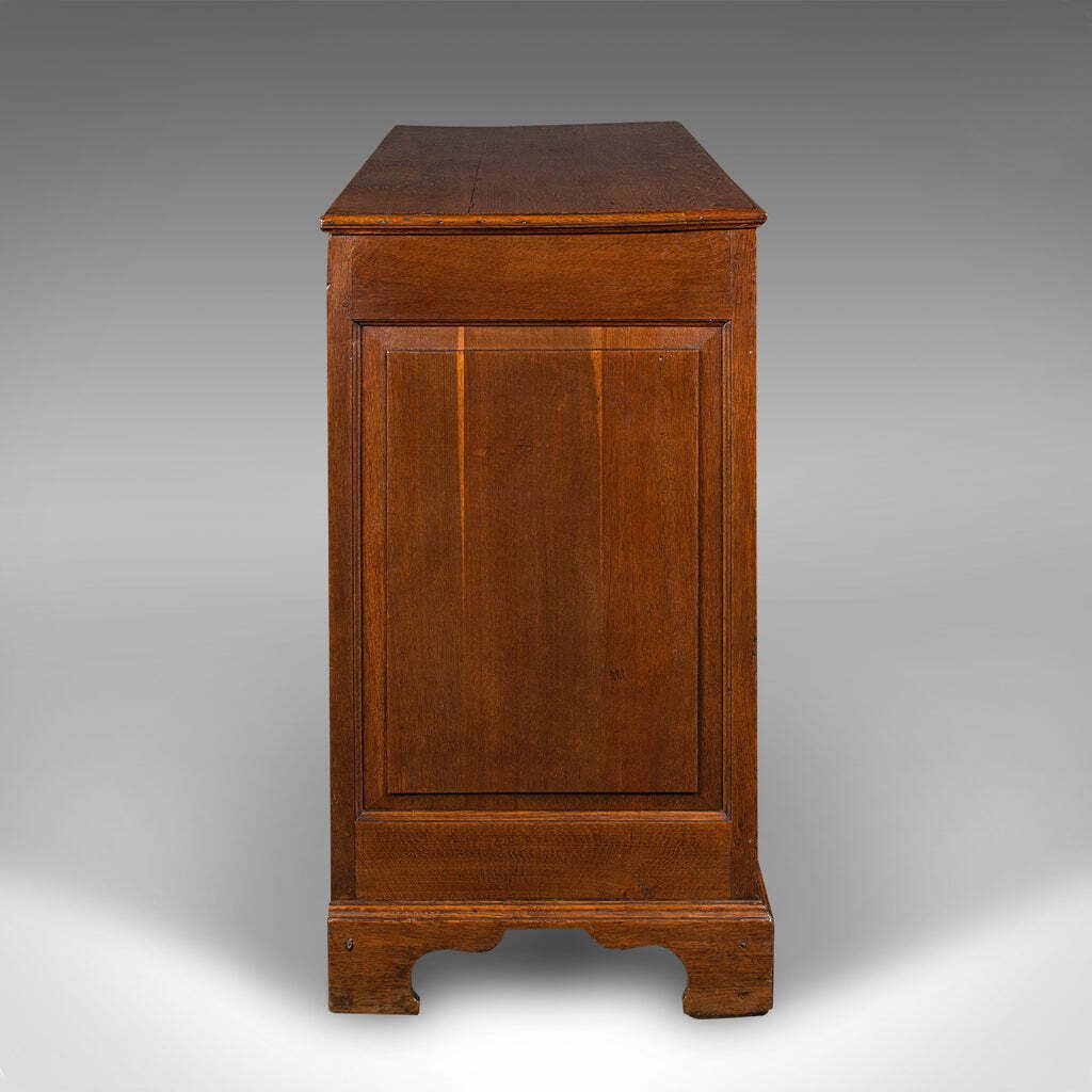 Large Antique Mule Chest, Georgian, Oak, Coffer Over Three Drawers, Circa 1780 photo Furniture