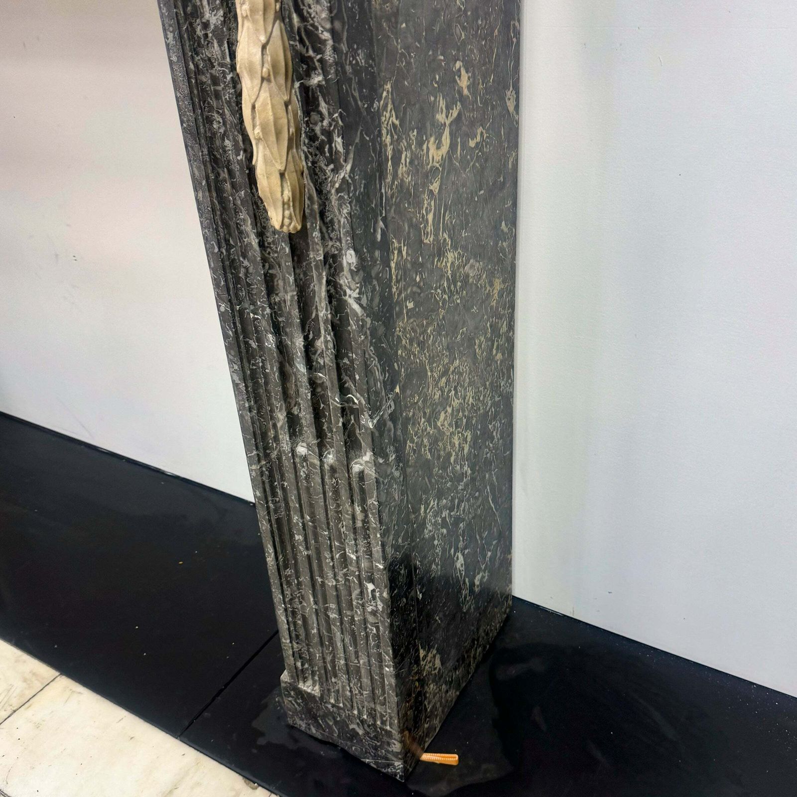 photo buy Antique Italian Empire Style Marble Fireplace Surround