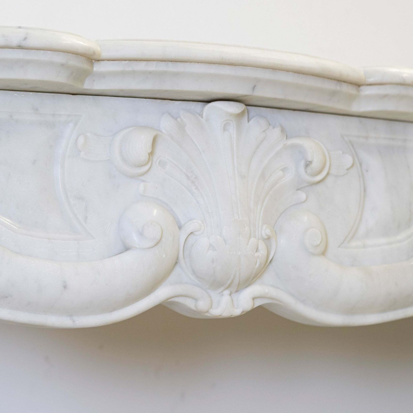 Home Fixtures Antique French Style Marble Fireplace photo