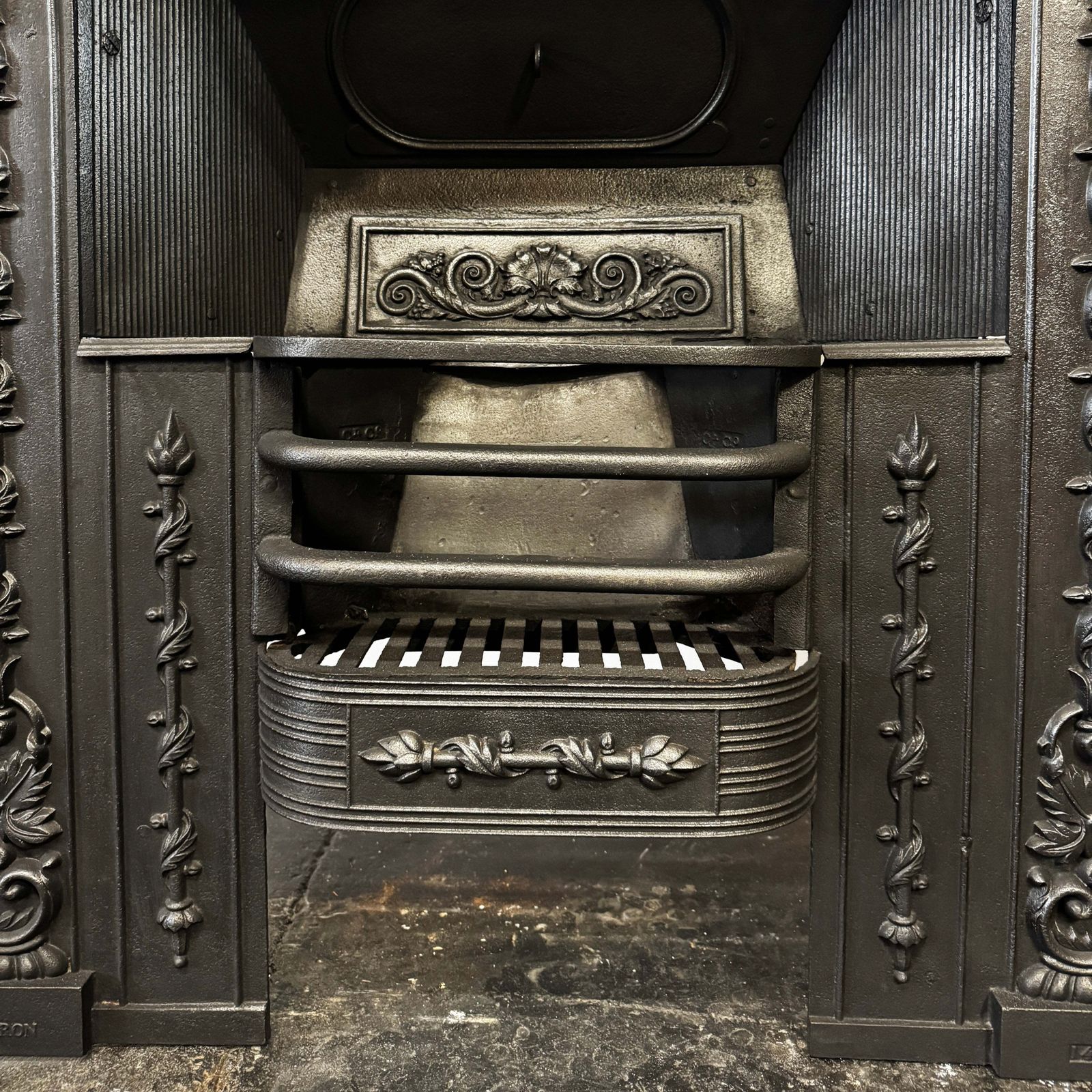 Antique Georgian Cast Iron Register Grate photo Home Fixtures