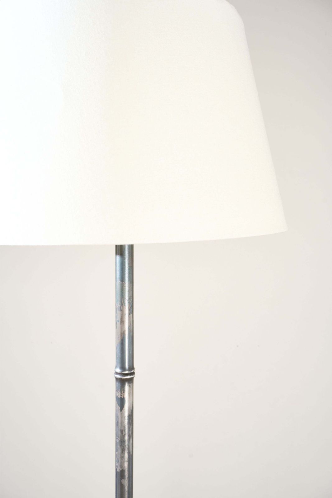 Bespoke Forged Steel Faux Bamboo Floor Lamp photo 1720.0