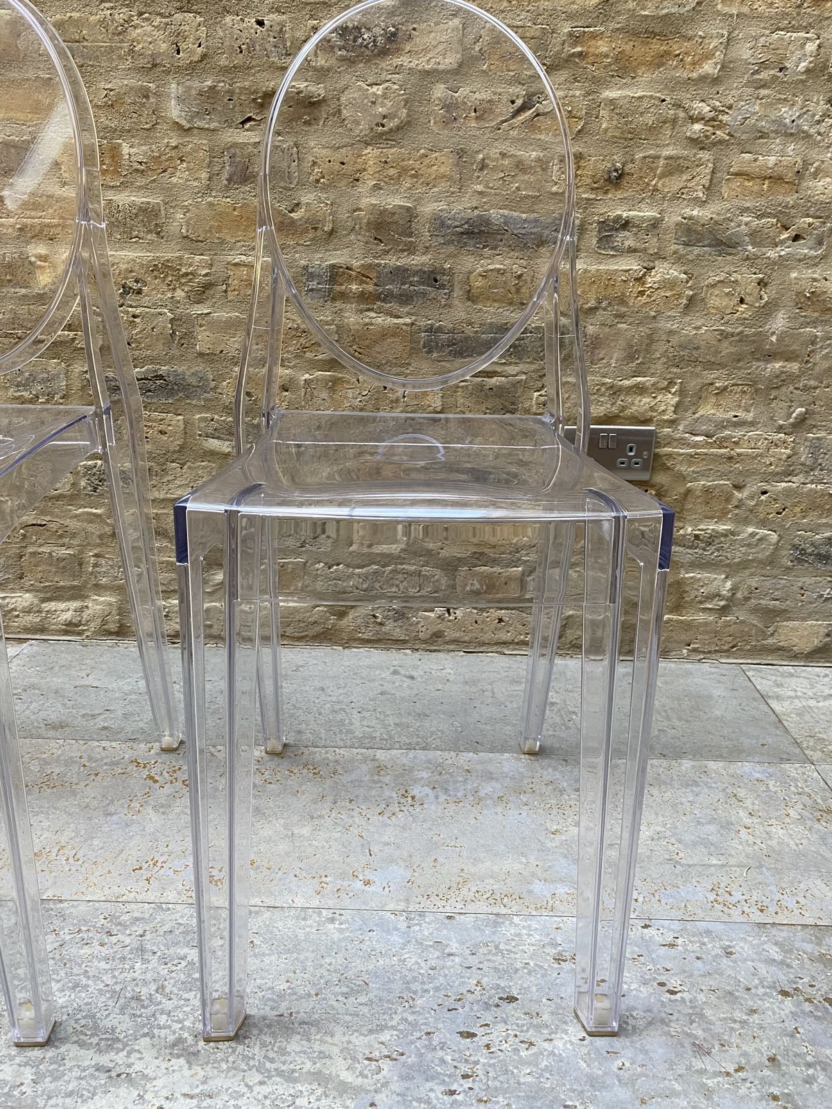 Set Of 6 Kartell Victoria Ghost Chairs photo furniture