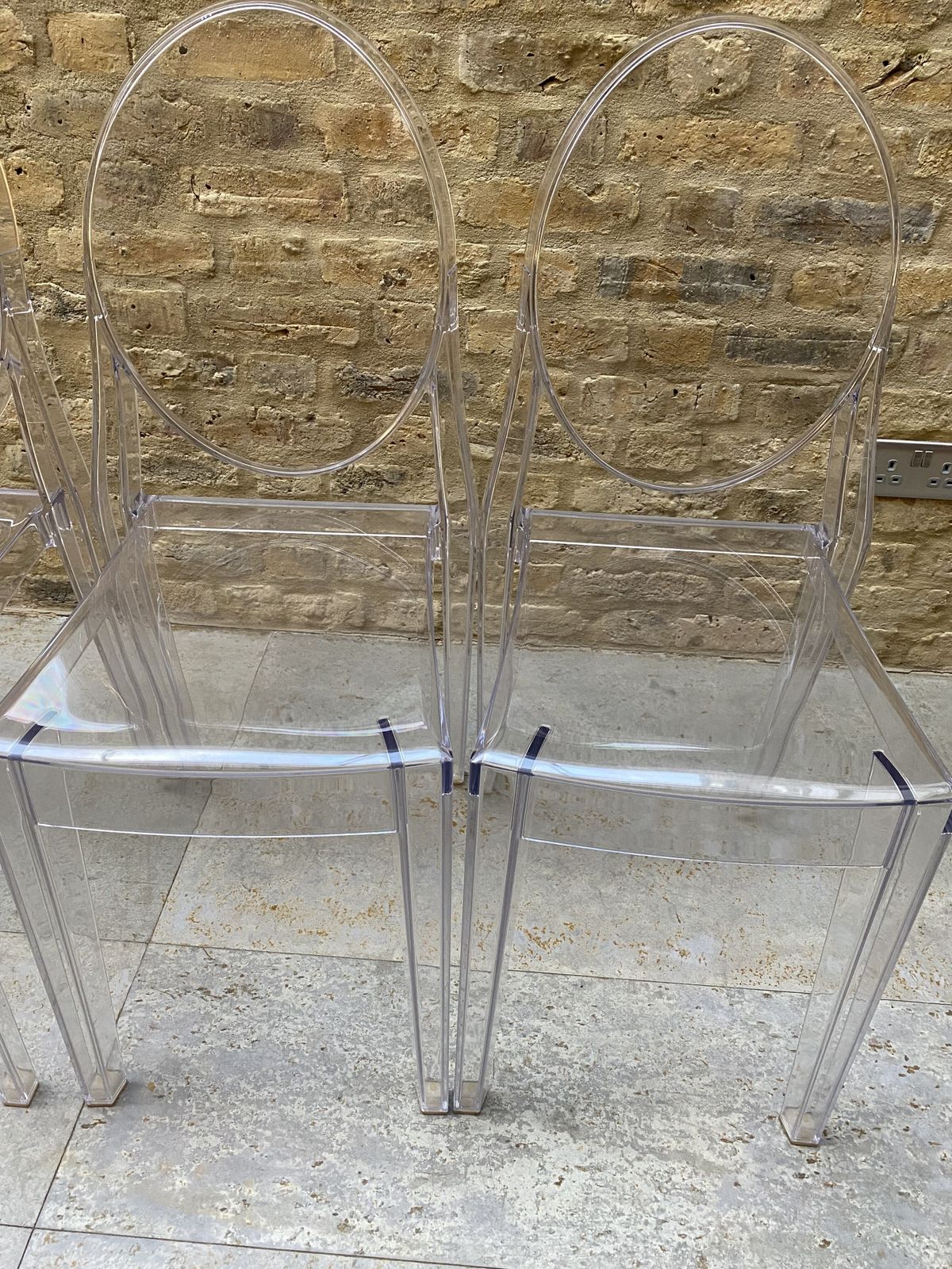 Set Of 6 Kartell Victoria Ghost Chairs photo Furniture