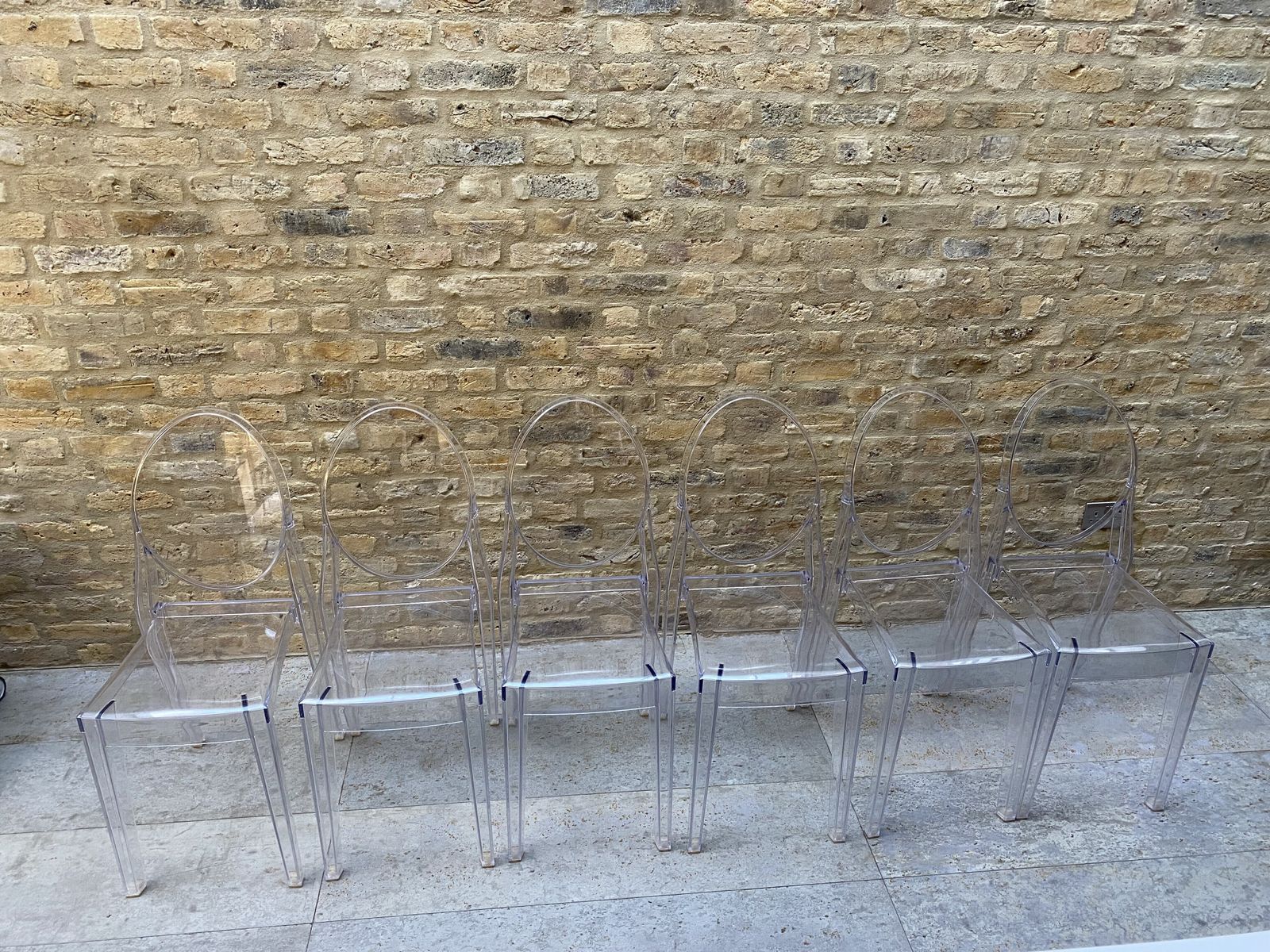Set Of 6 Kartell Victoria Ghost Chairs photo 500.0
