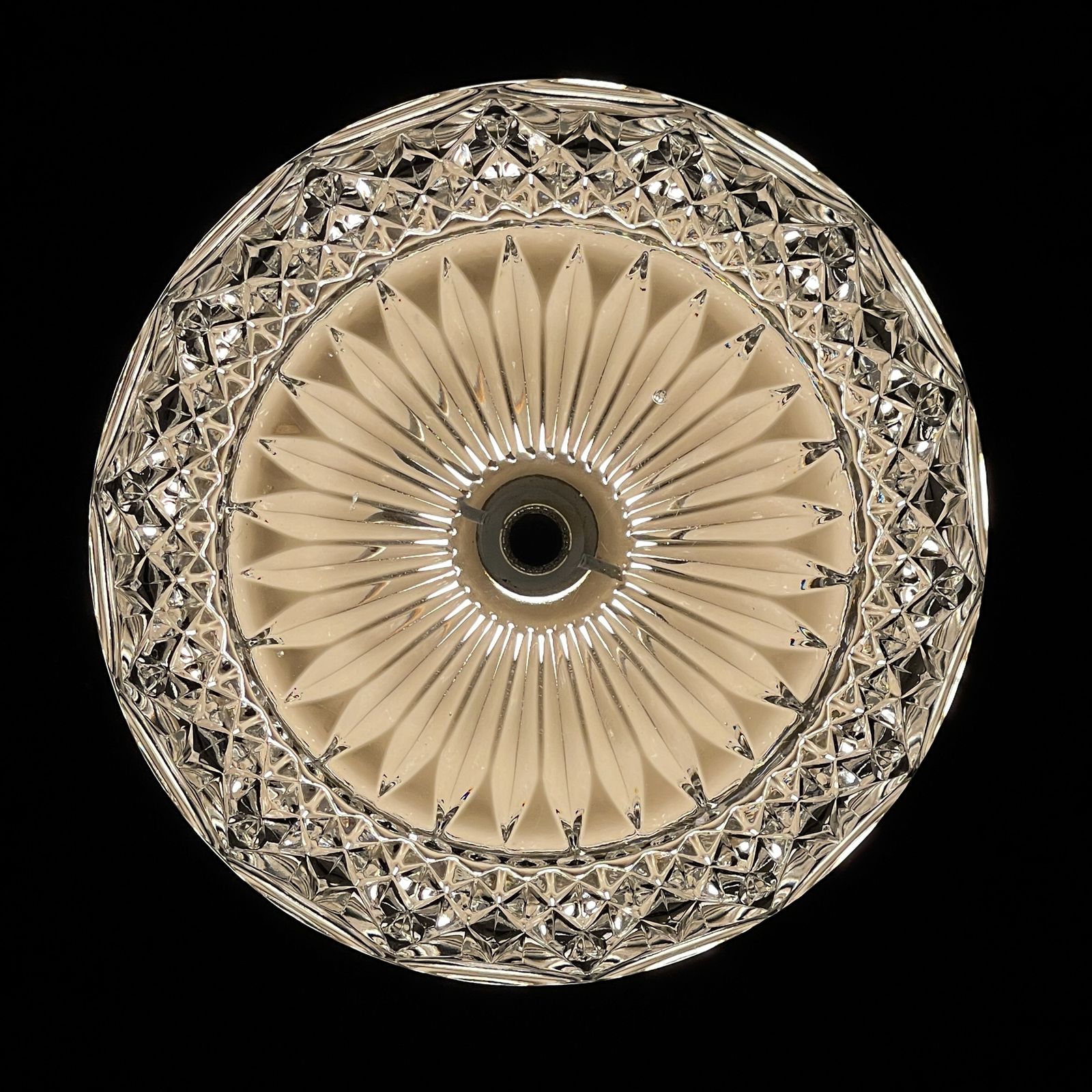 photo buy Mid Century Glass Pendant Lamp, Italy 1960s