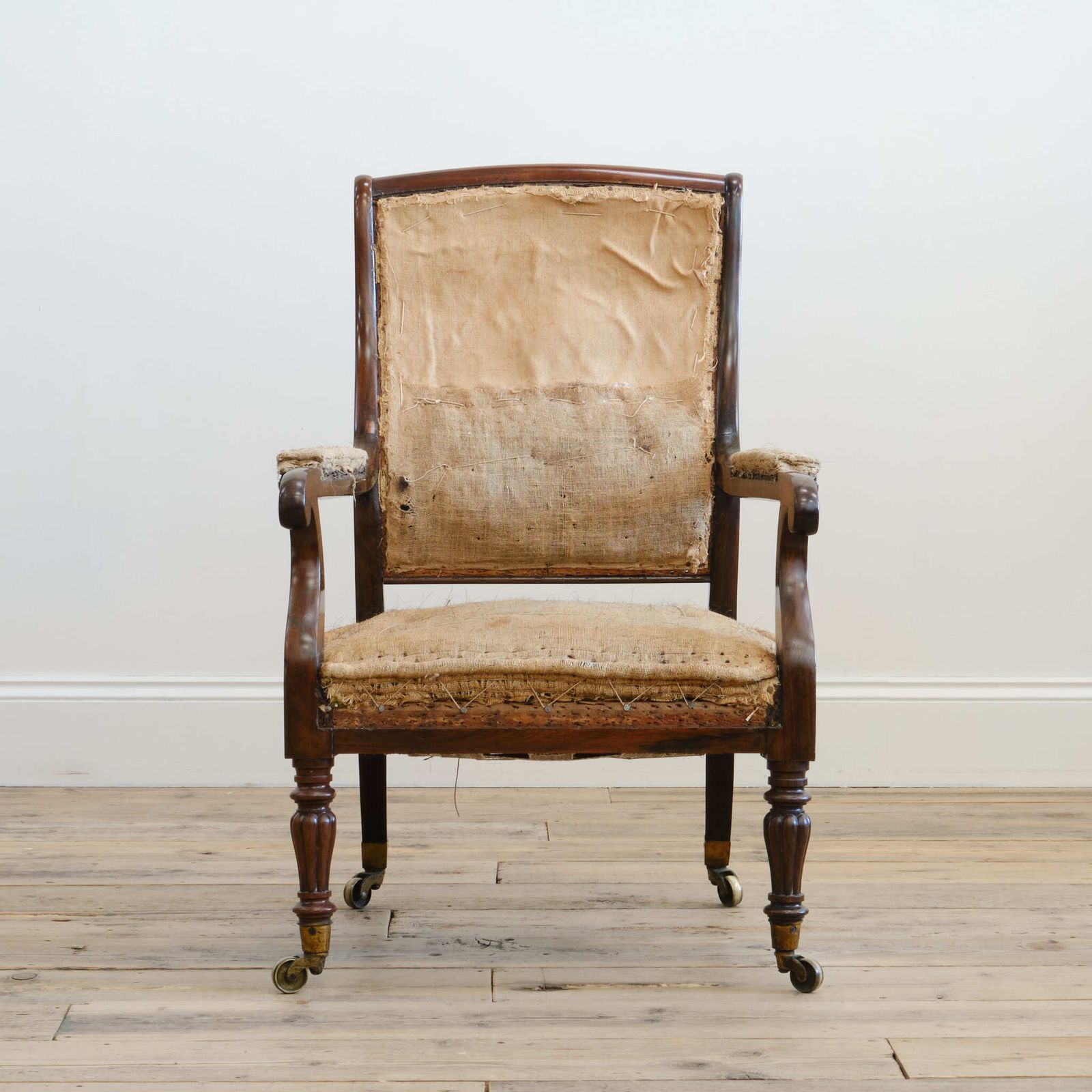 Mid 19th Century Rosewood Open Armchair C1840 photo furniture