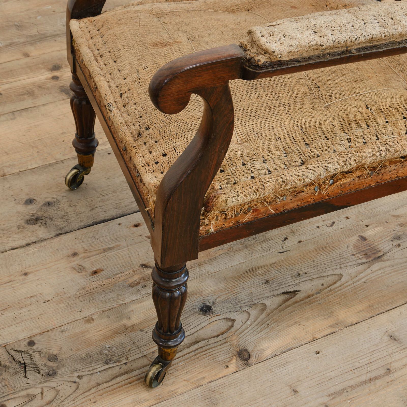 Mid 19th Century Rosewood Open Armchair C1840 photo vinterior