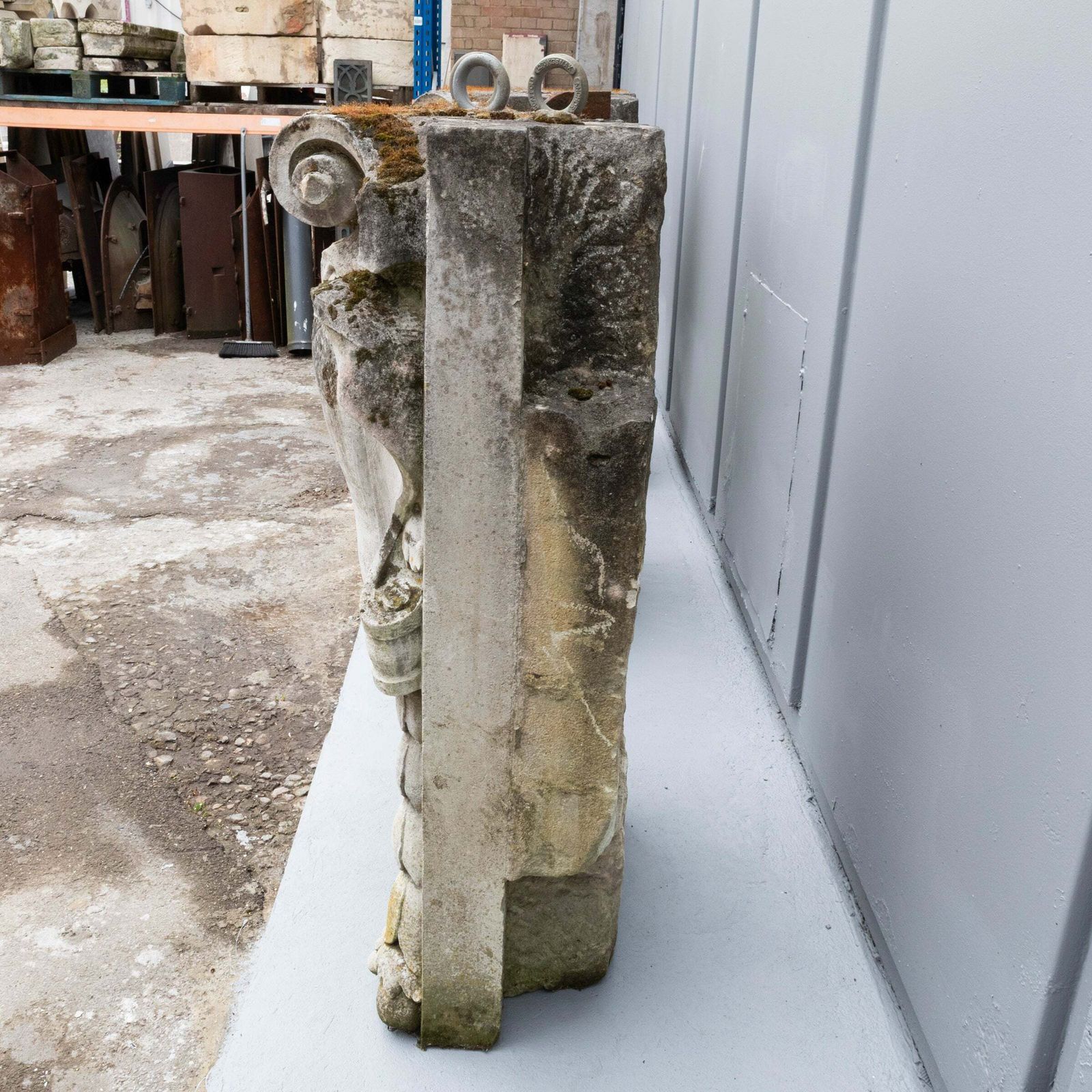 Art 3 Monumental Antique Carved Keystones | London Building Facade photo