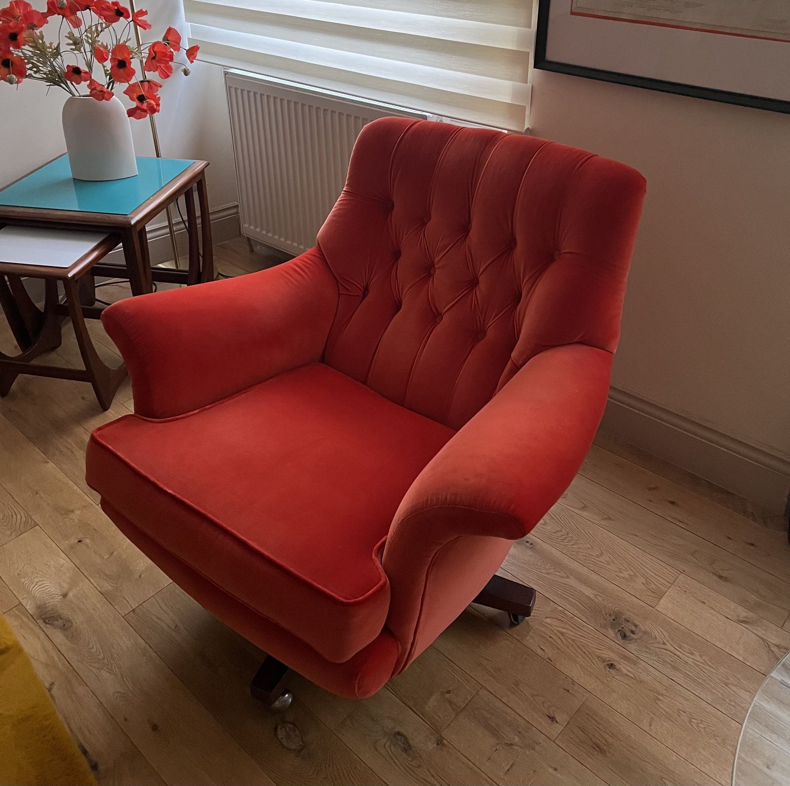 Late 1960’s G Plan “Comfort Lover” Swivel Armchair photo Furniture