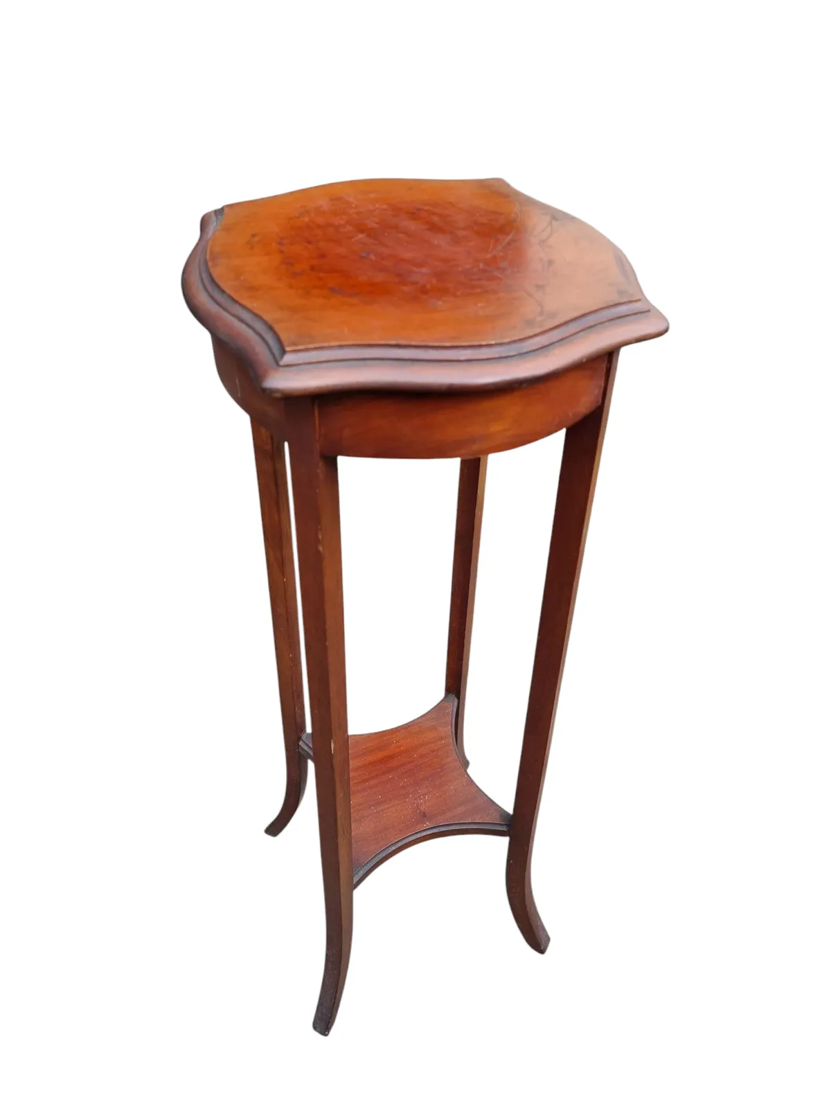 Edwardian Mahogany Torchere / Plantstand