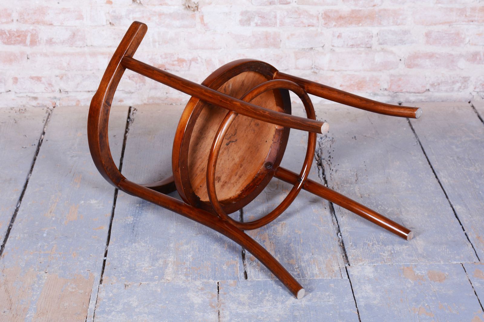 photo furniture Restored Art Deco Chair, By Thonet, Beech, Revived Polish, Czech, 1920s