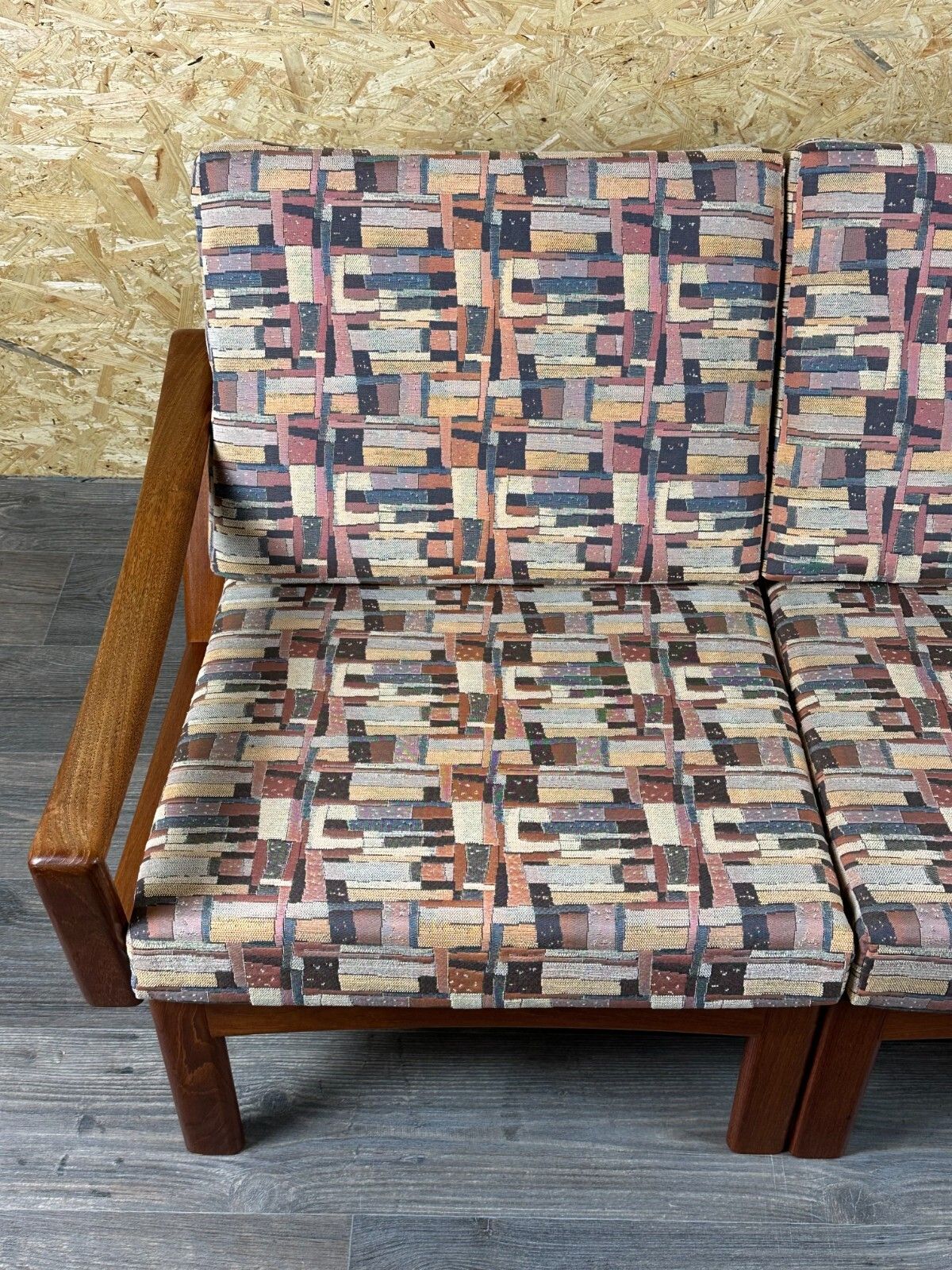 60s 70s Teak Couch Sofa 2 Seater By Glostrup Møbelfabrik Denmark Design photo 1096.0