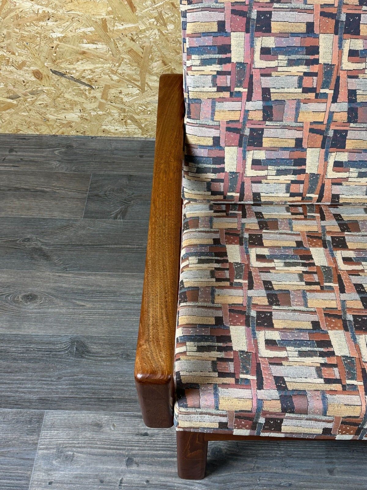 60s 70s Teak Couch Sofa 2 Seater By Glostrup Møbelfabrik Denmark Design photo vinterior