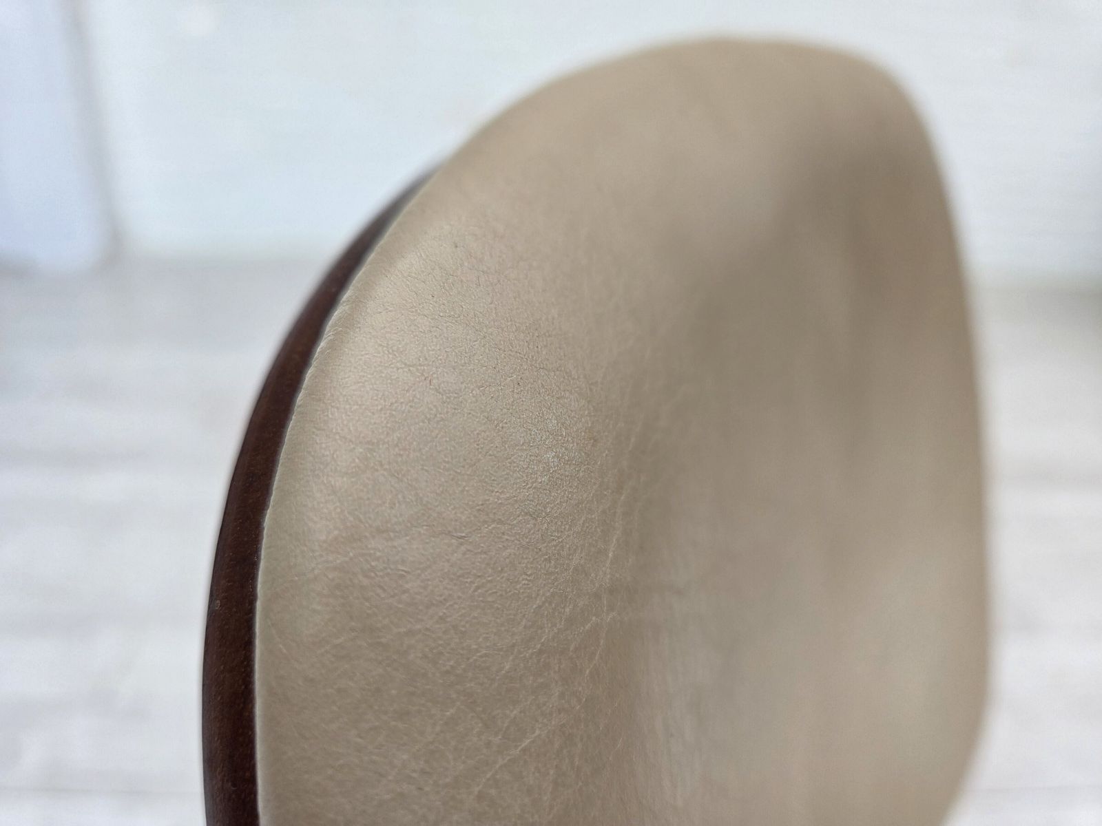 1730.0 1960s, Danish Design By Arne Vodder, Set Of 3 Chairs, Teak Wood, Furniture Leather. photo