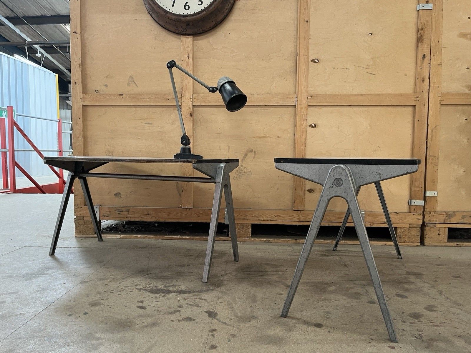 Esa Esavian 1950s Formica Topped School Table Two Available photo furniture
