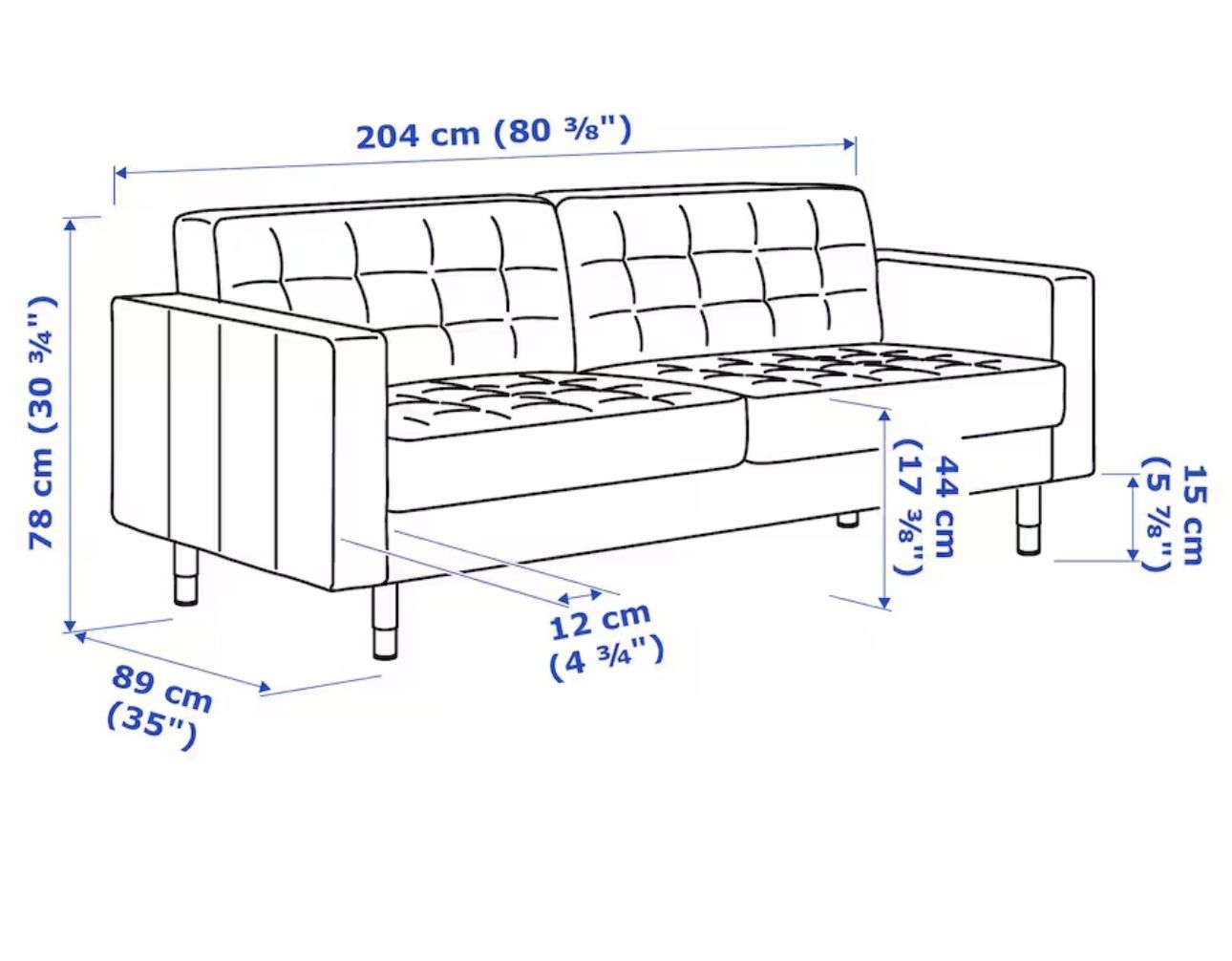 Couch + Foot Stool photo for sale
