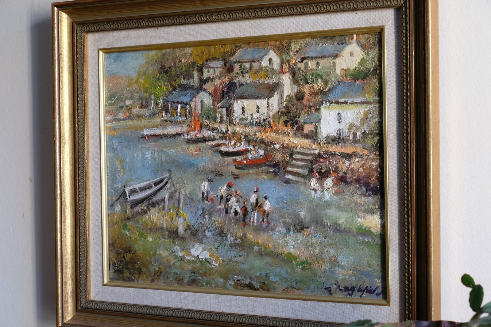 photo buy Oil On Canvas By Ira Englefield   Life On The River
